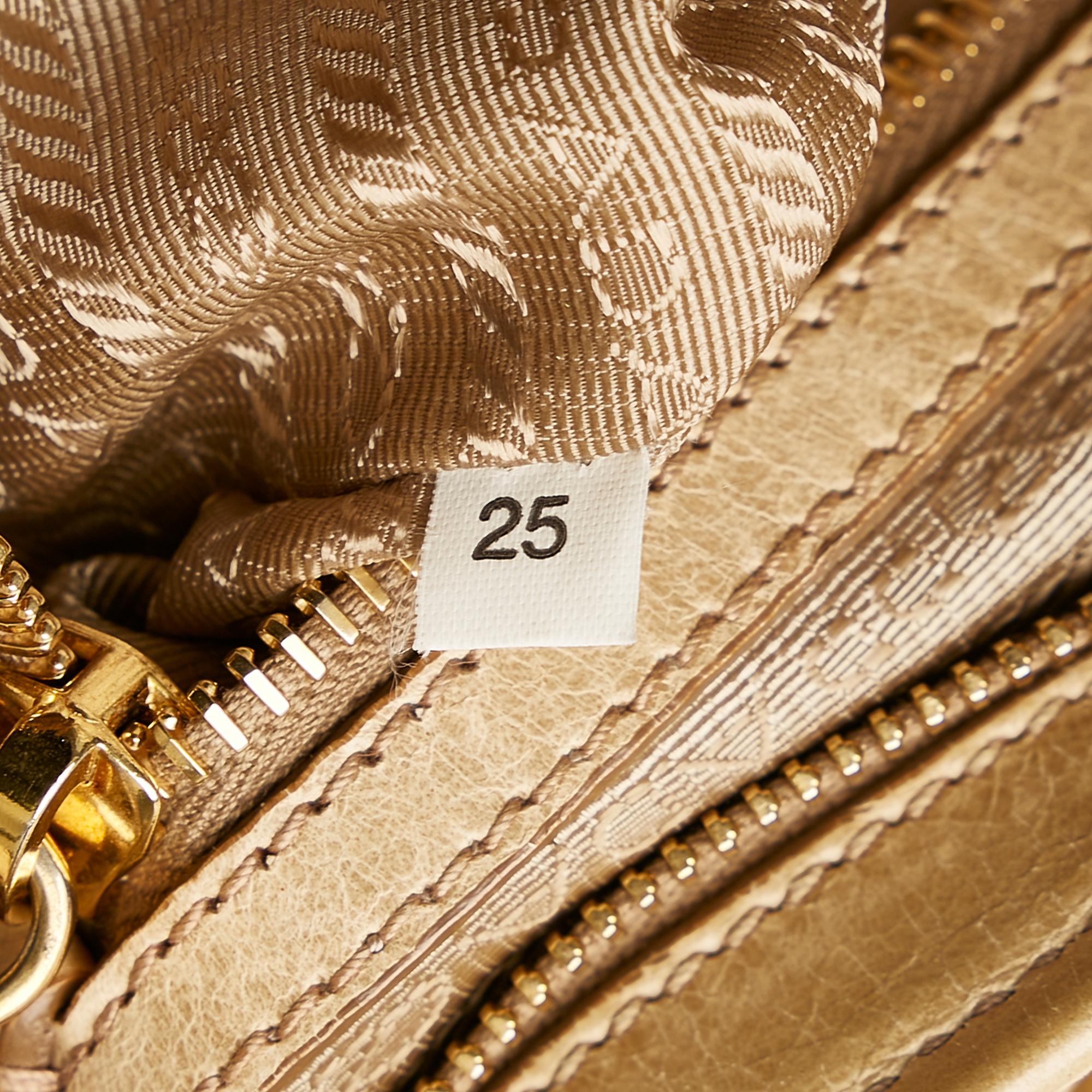 Prada Vitello Shine Satchel (SHG-36119)