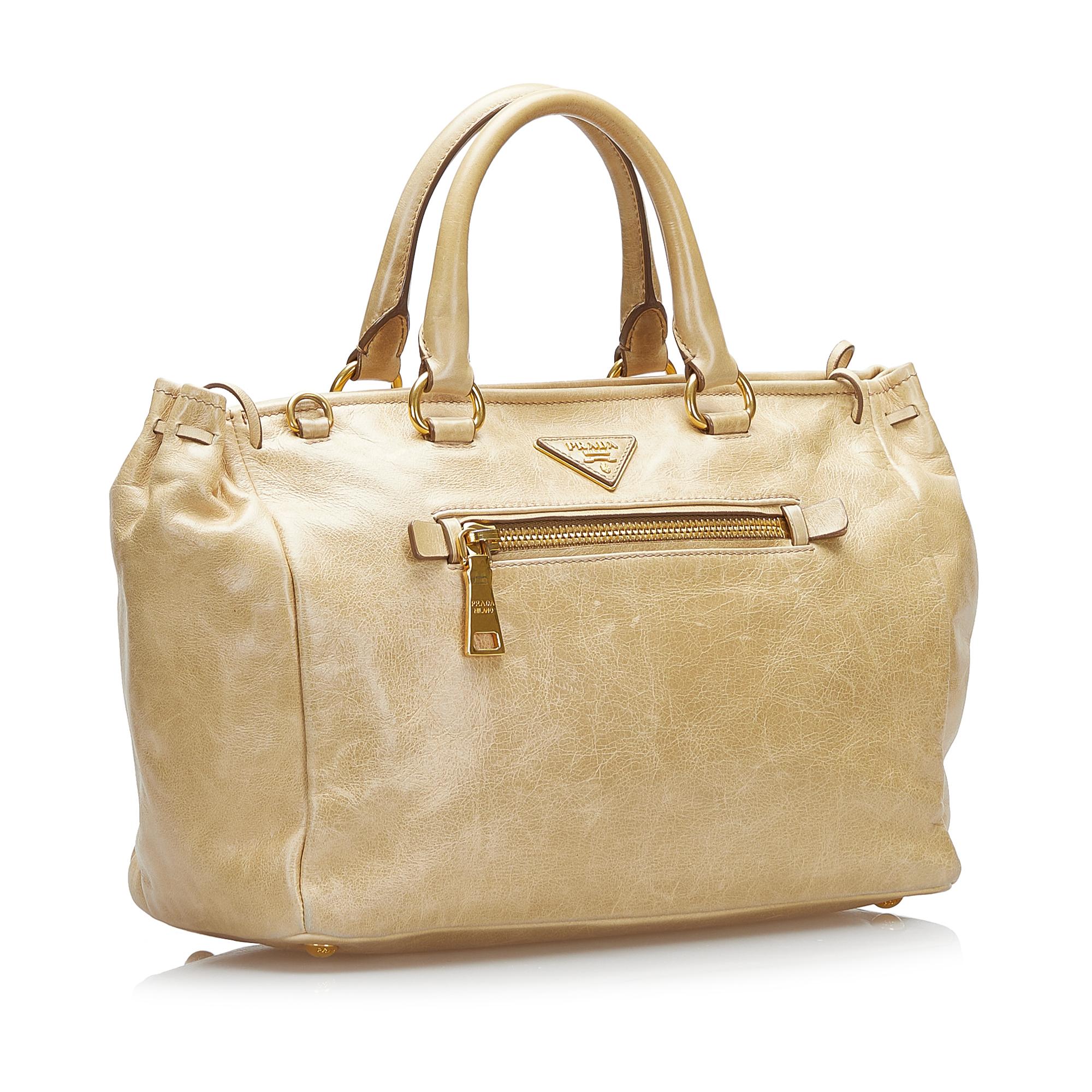 Prada Vitello Shine Satchel (SHG-36119)