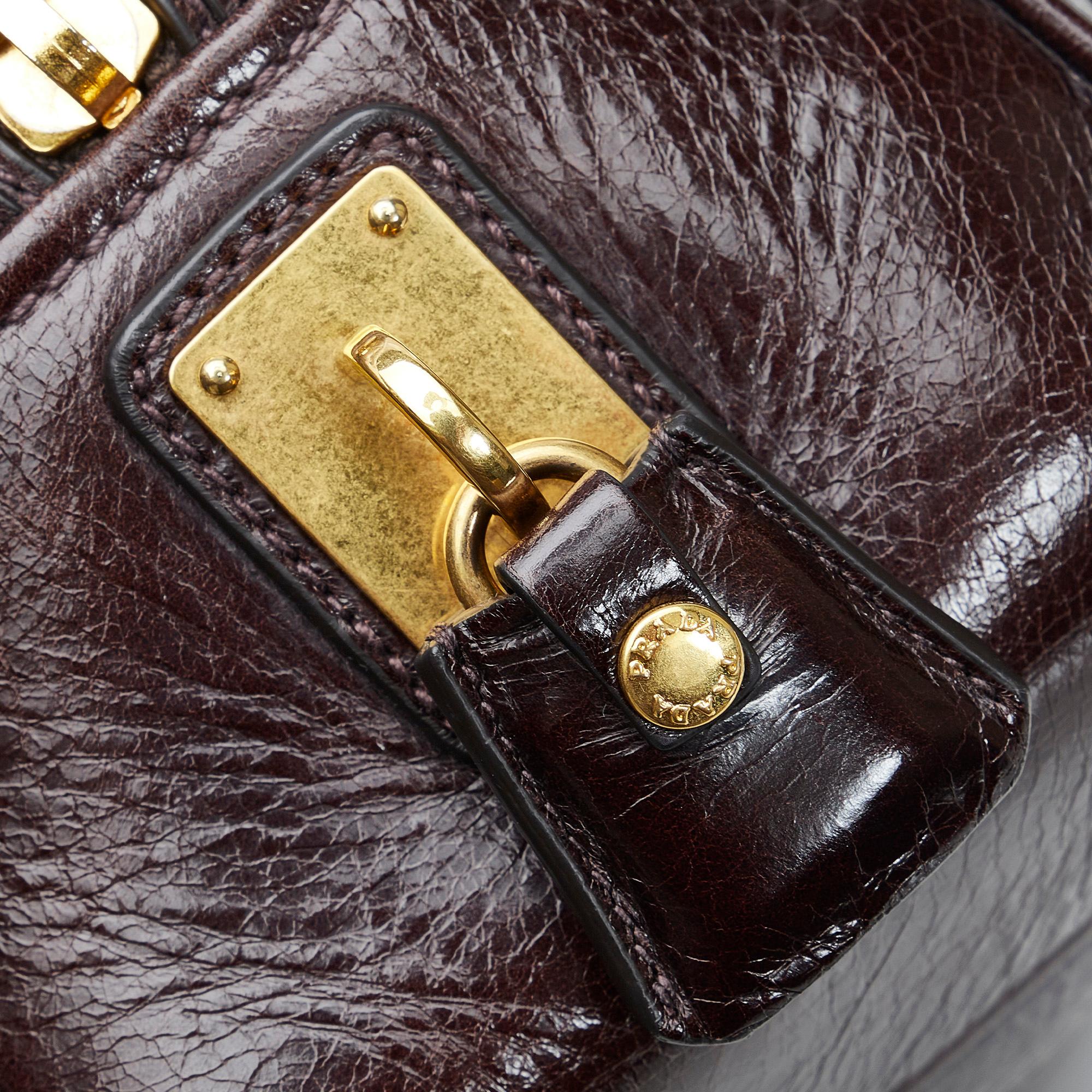 Prada Vitello Shine Satchel (SHG-SaINqk)
