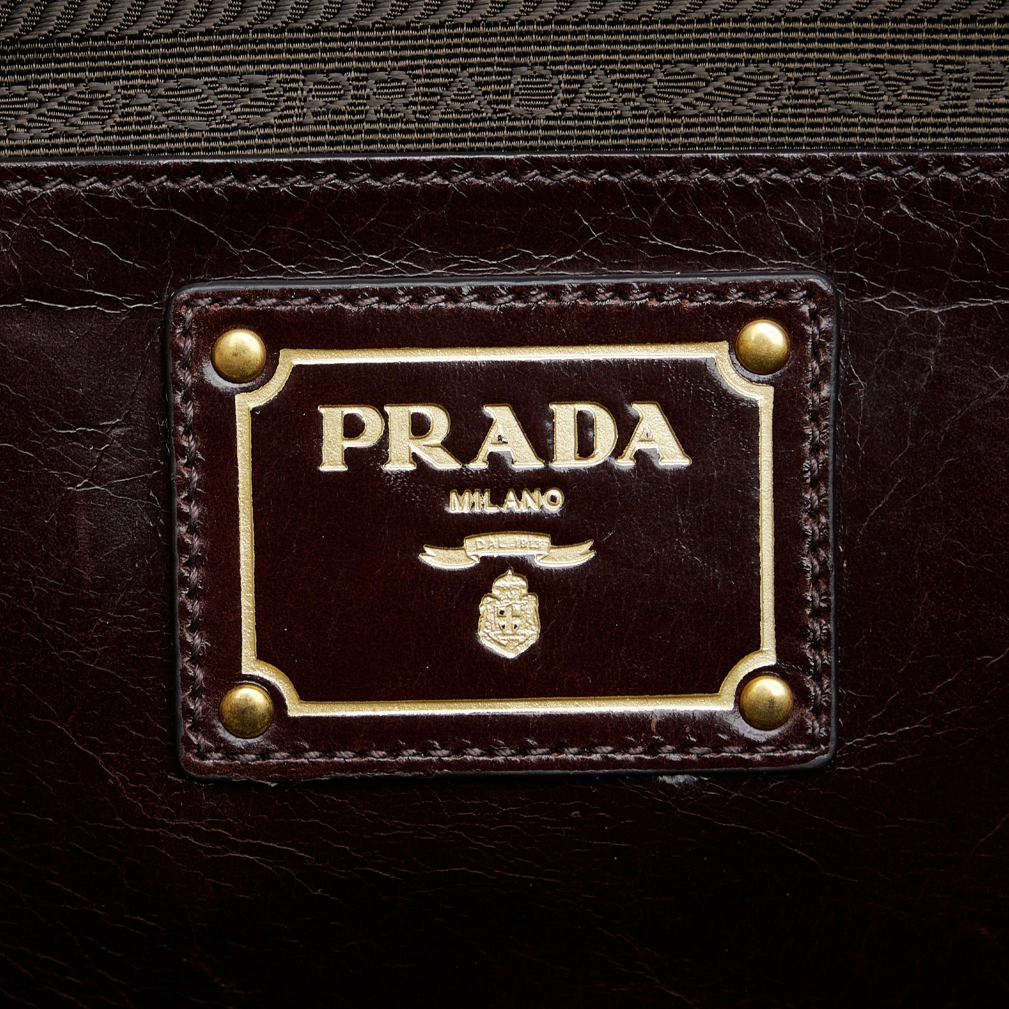 Prada Vitello Shine Satchel (SHG-SaINqk)
