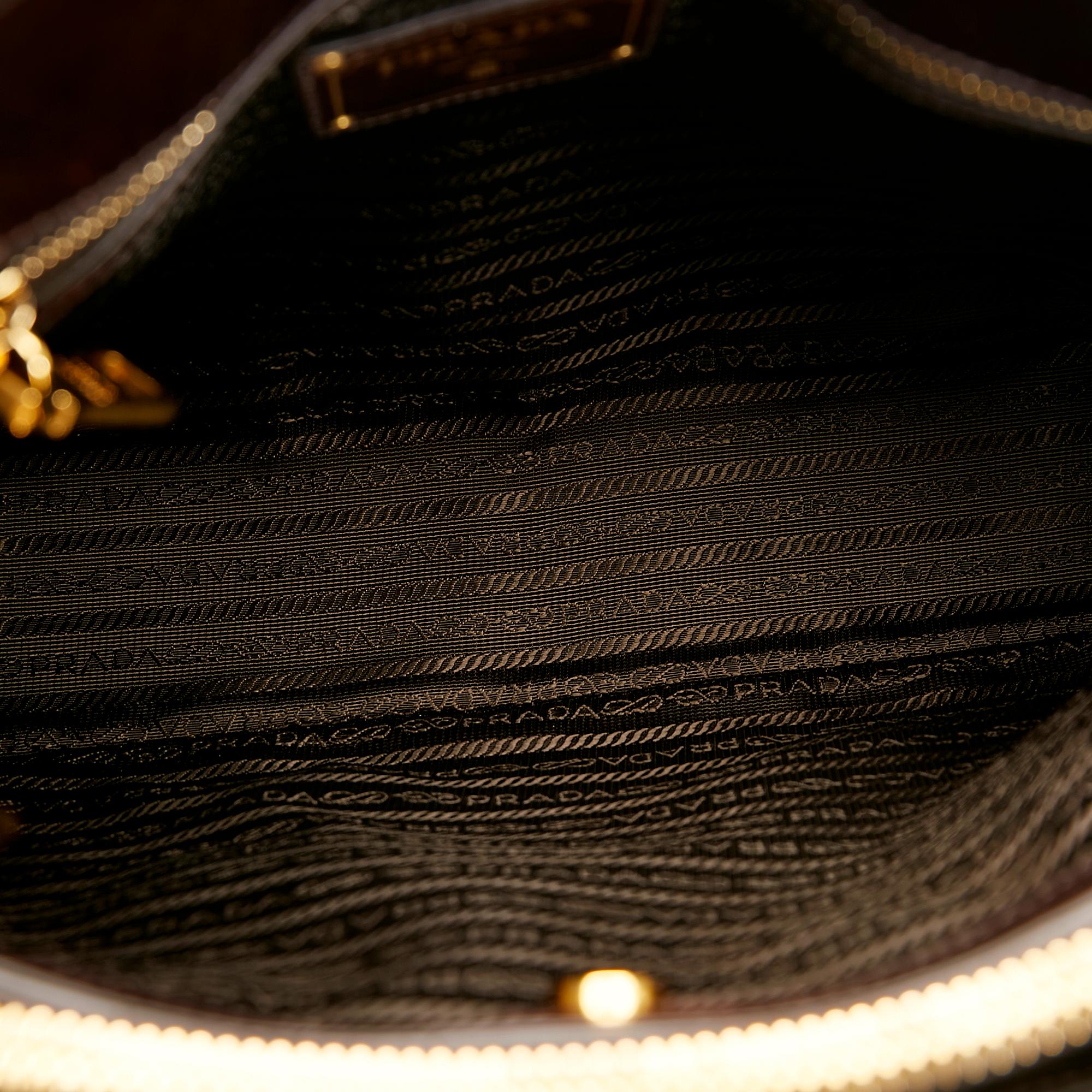 Prada Vitello Shine Satchel (SHG-Od4LEQ)