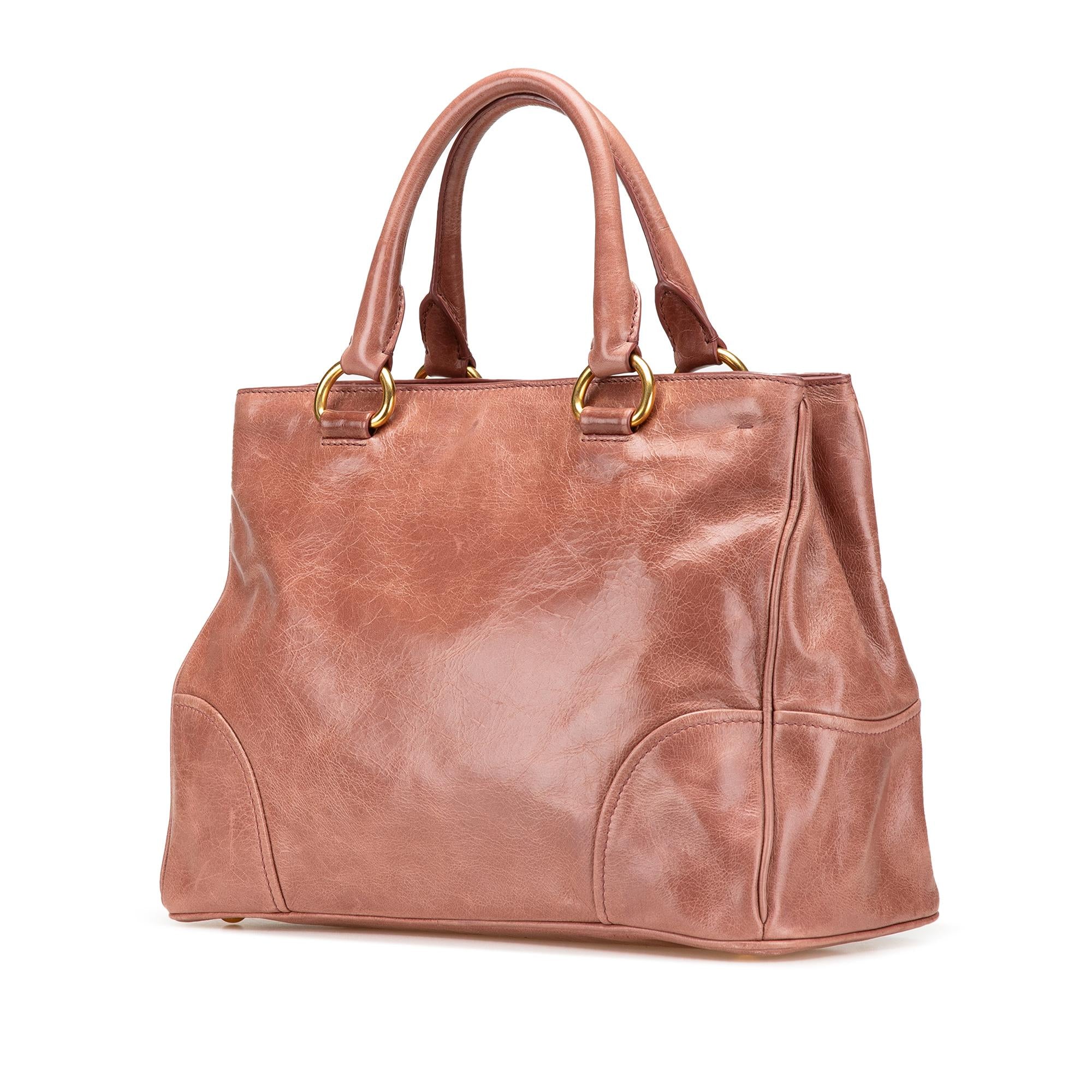 Prada Vitello Shine Satchel