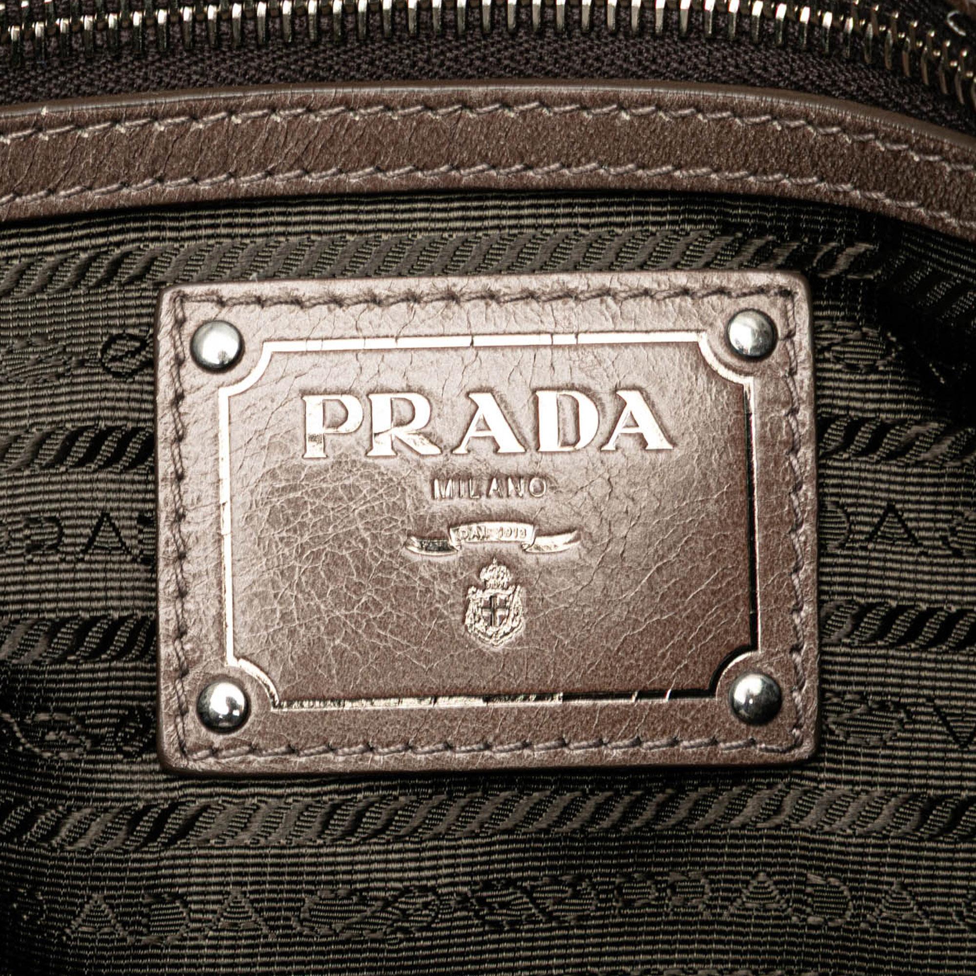 Prada Vitello Shine Satchel