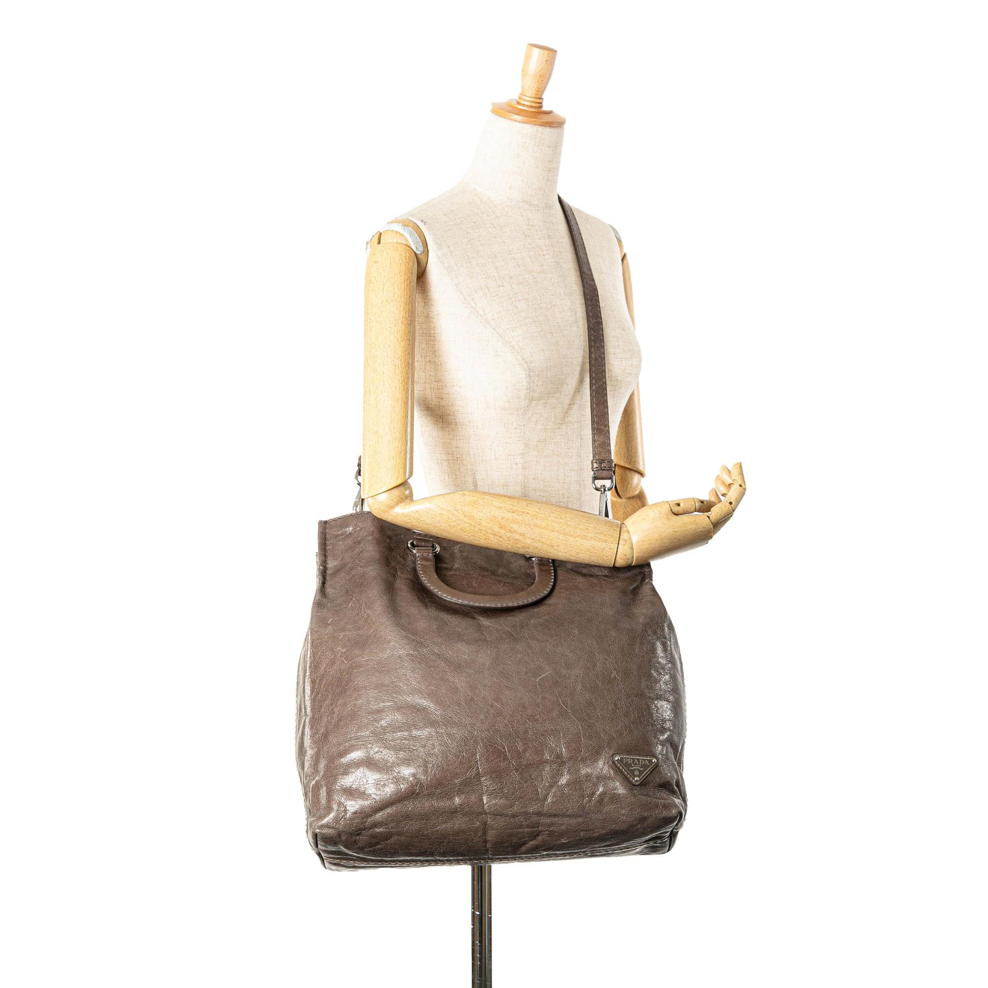 Prada Vitello Shine Satchel