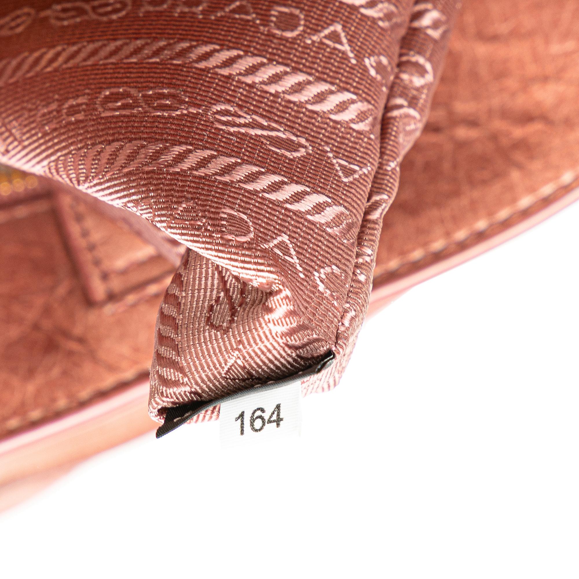 Prada Vitello Shine Satchel