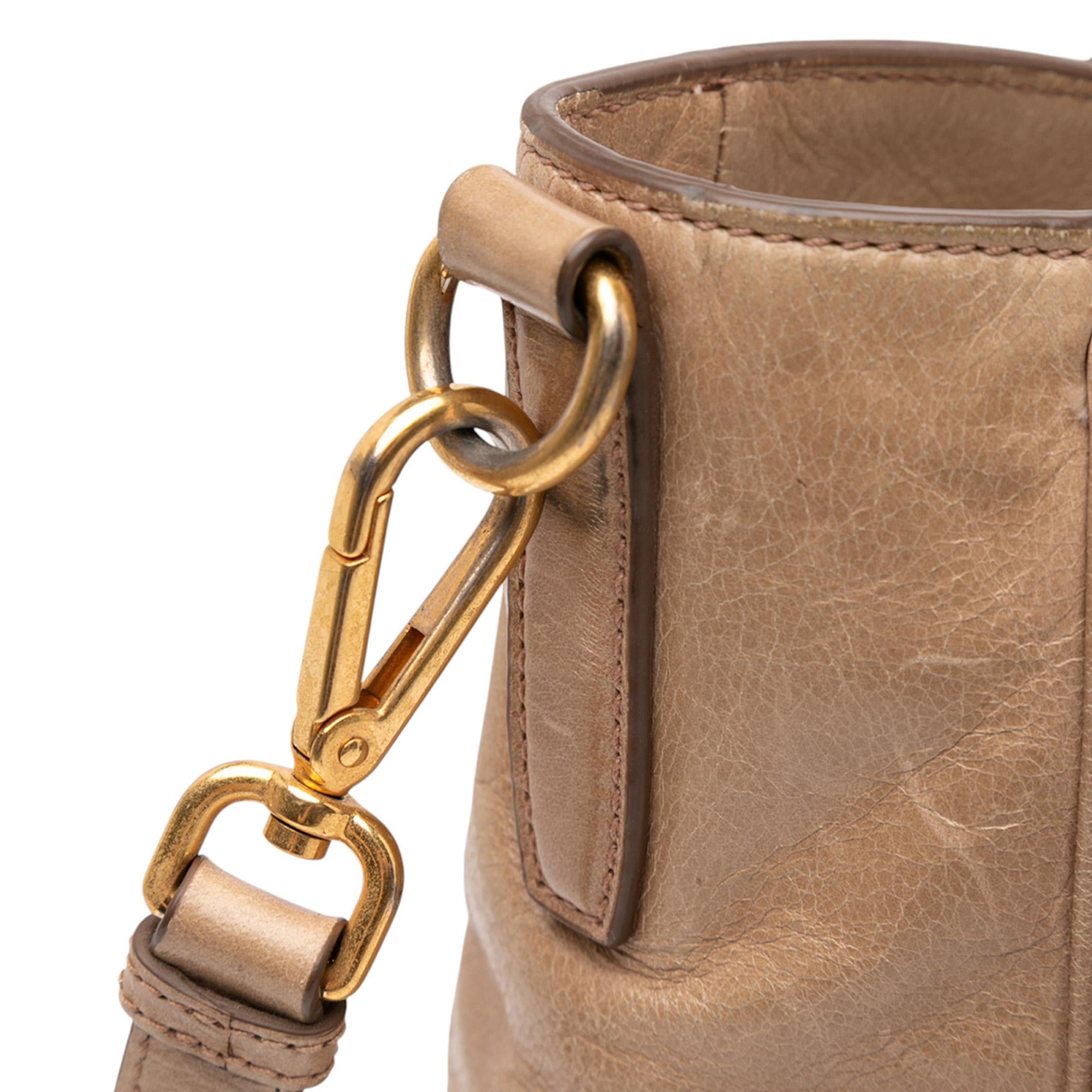 Prada Vitello Shine Satchel