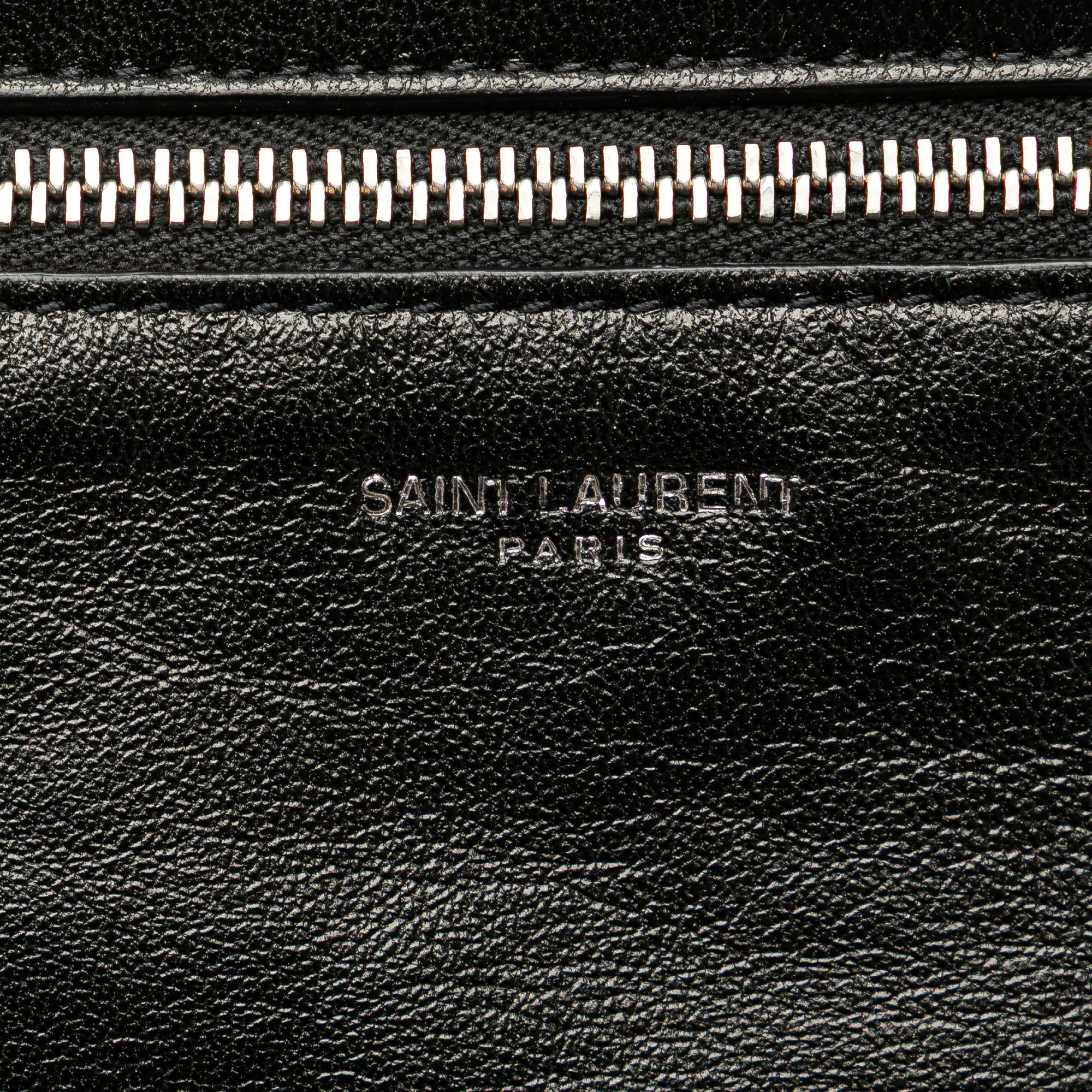 Saint Laurent Antiqued Lambskin Sid Flat Crossbody