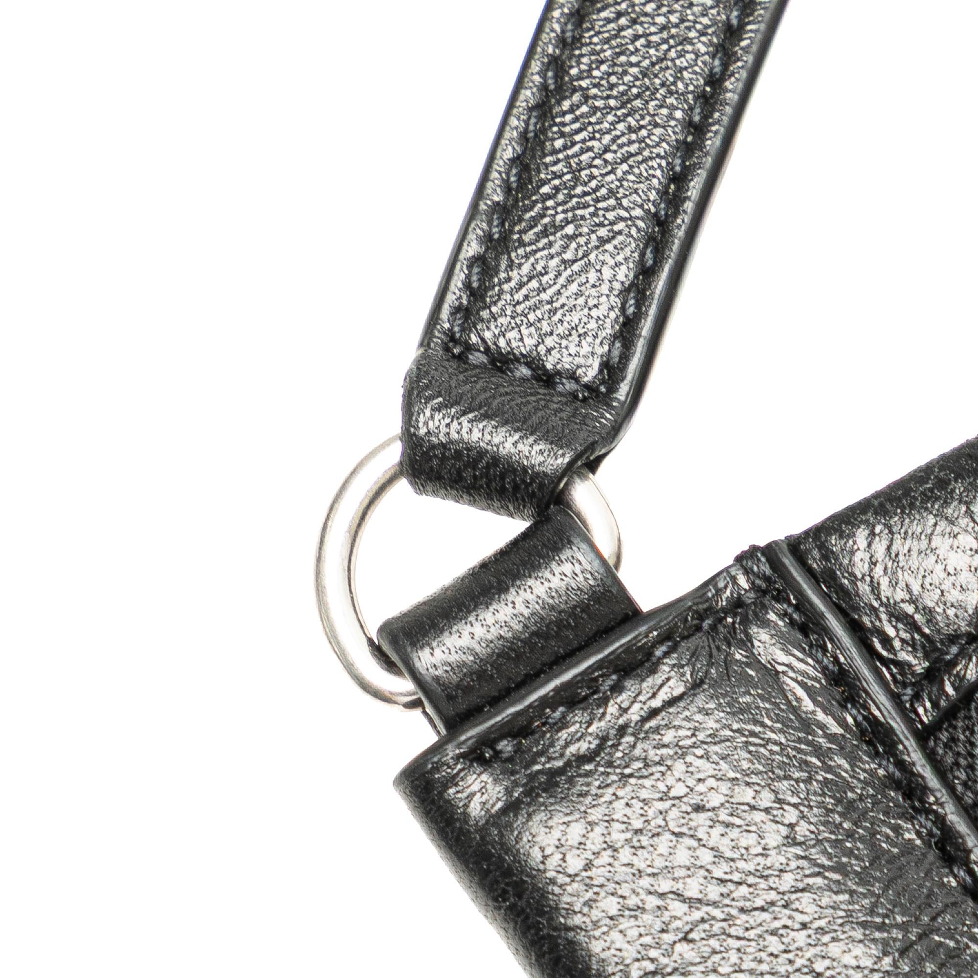 Saint Laurent Antiqued Lambskin Sid Flat Crossbody