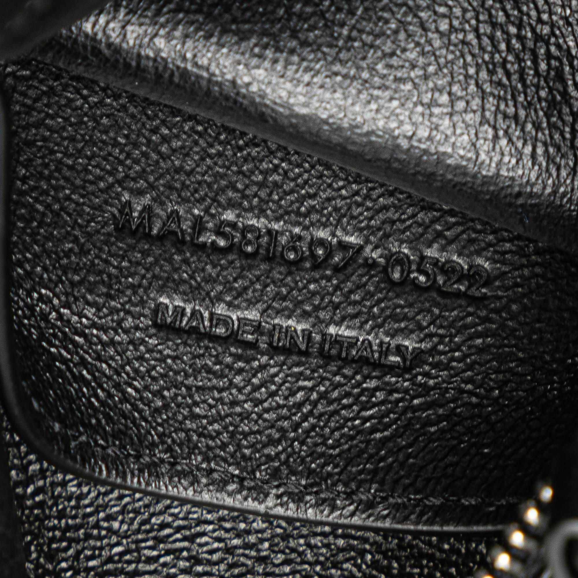 Saint Laurent Antiqued Lambskin Sid Flat Crossbody