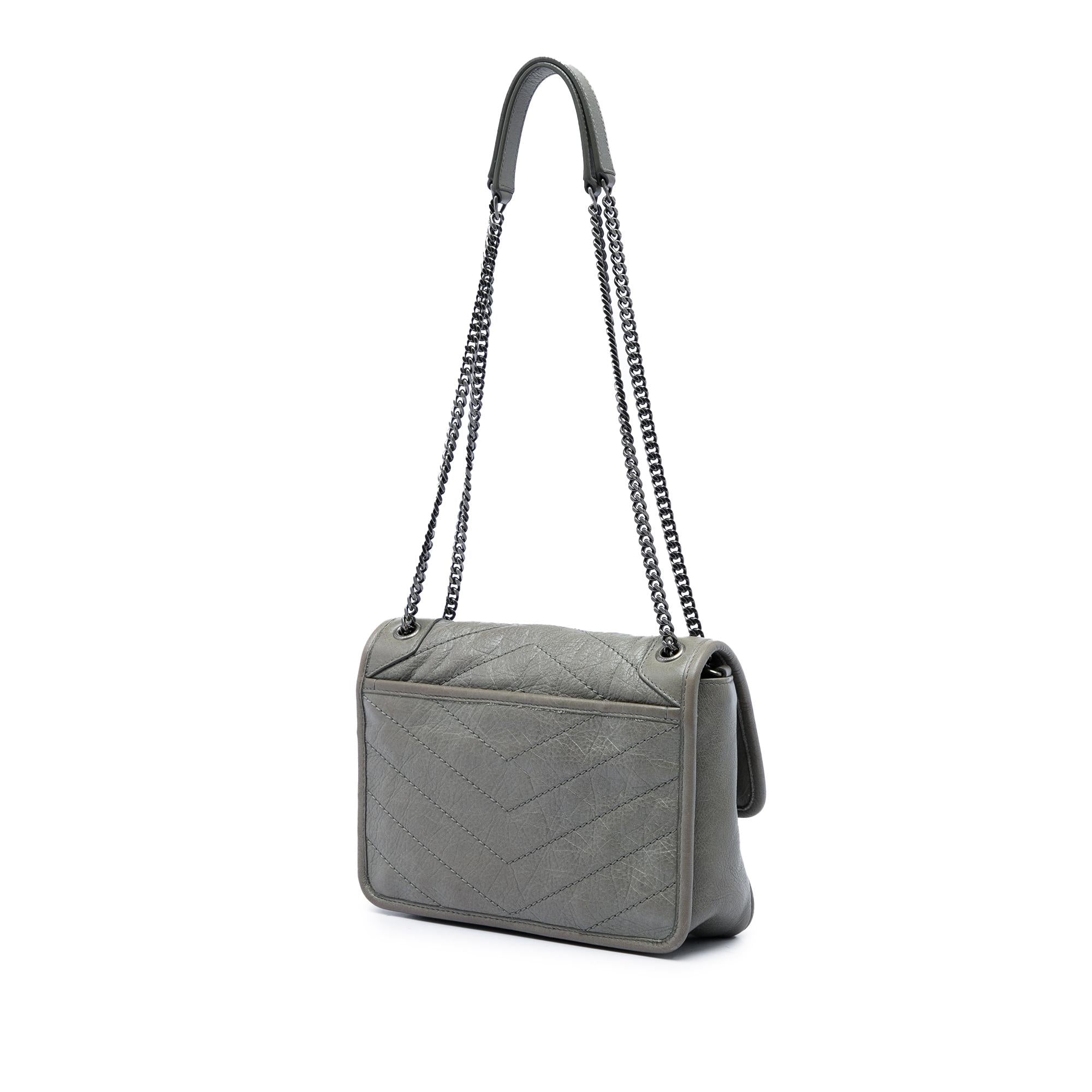 Saint Laurent Baby Crinkled Calfskin Niki