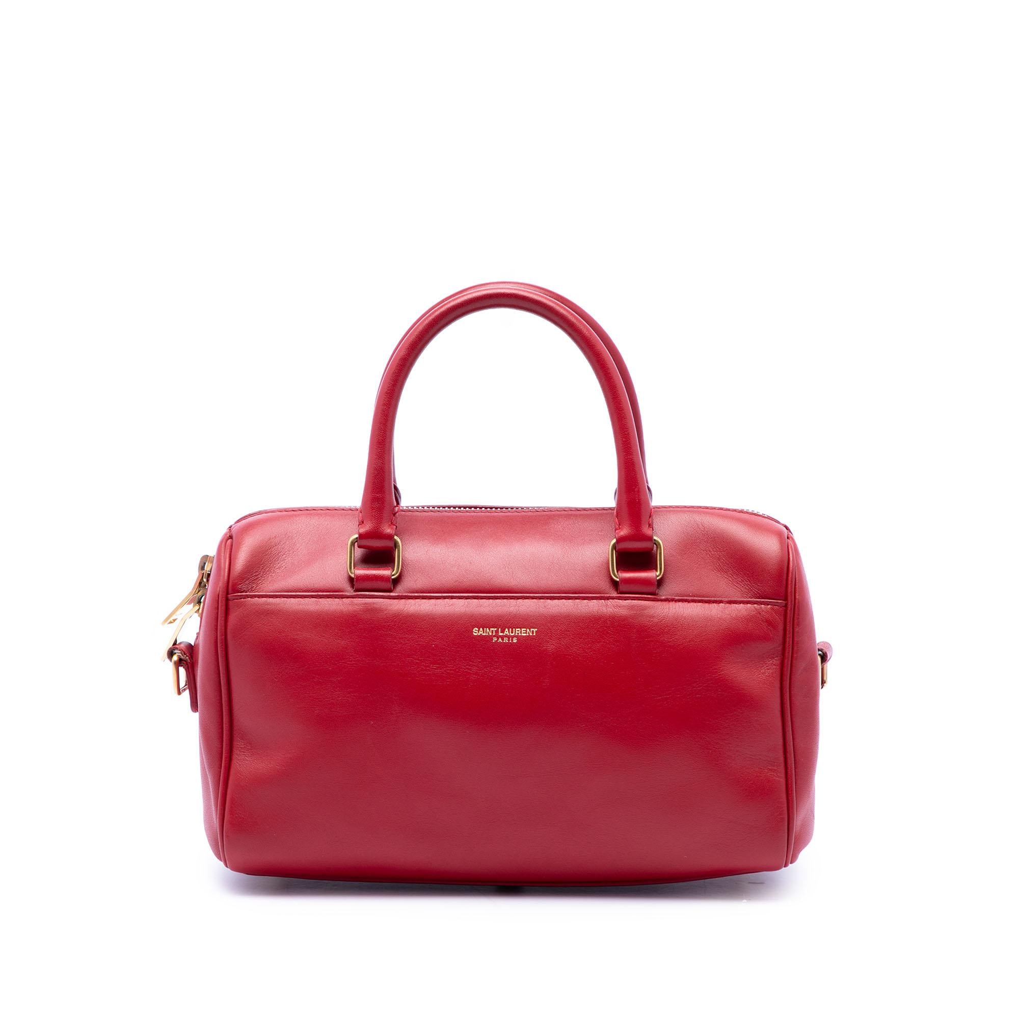 Saint Laurent Baby Leather Classic Duffle Satchel