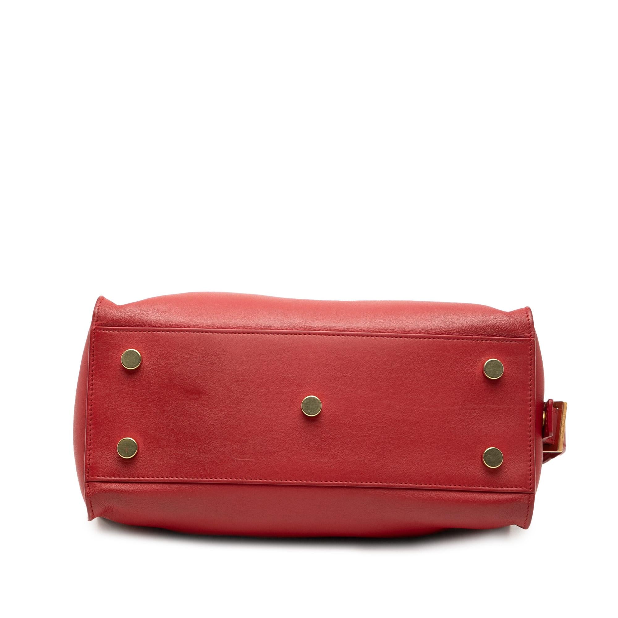 Saint Laurent Baby Leather Monogram Downtown Cabas Satchel