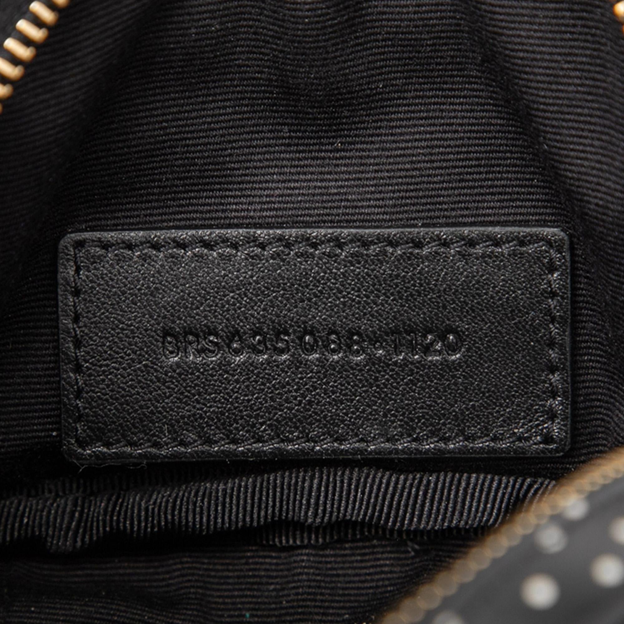 Saint Laurent Baby Quilted Chevron Calfskin Monogram Polka Dot Lou Camera Bag