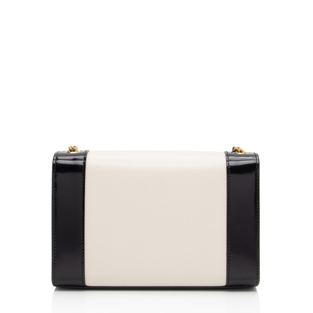 Saint Laurent Nappa Leather Bicolor Kate Small Shoulder Bag (SHF-ru59Gl)