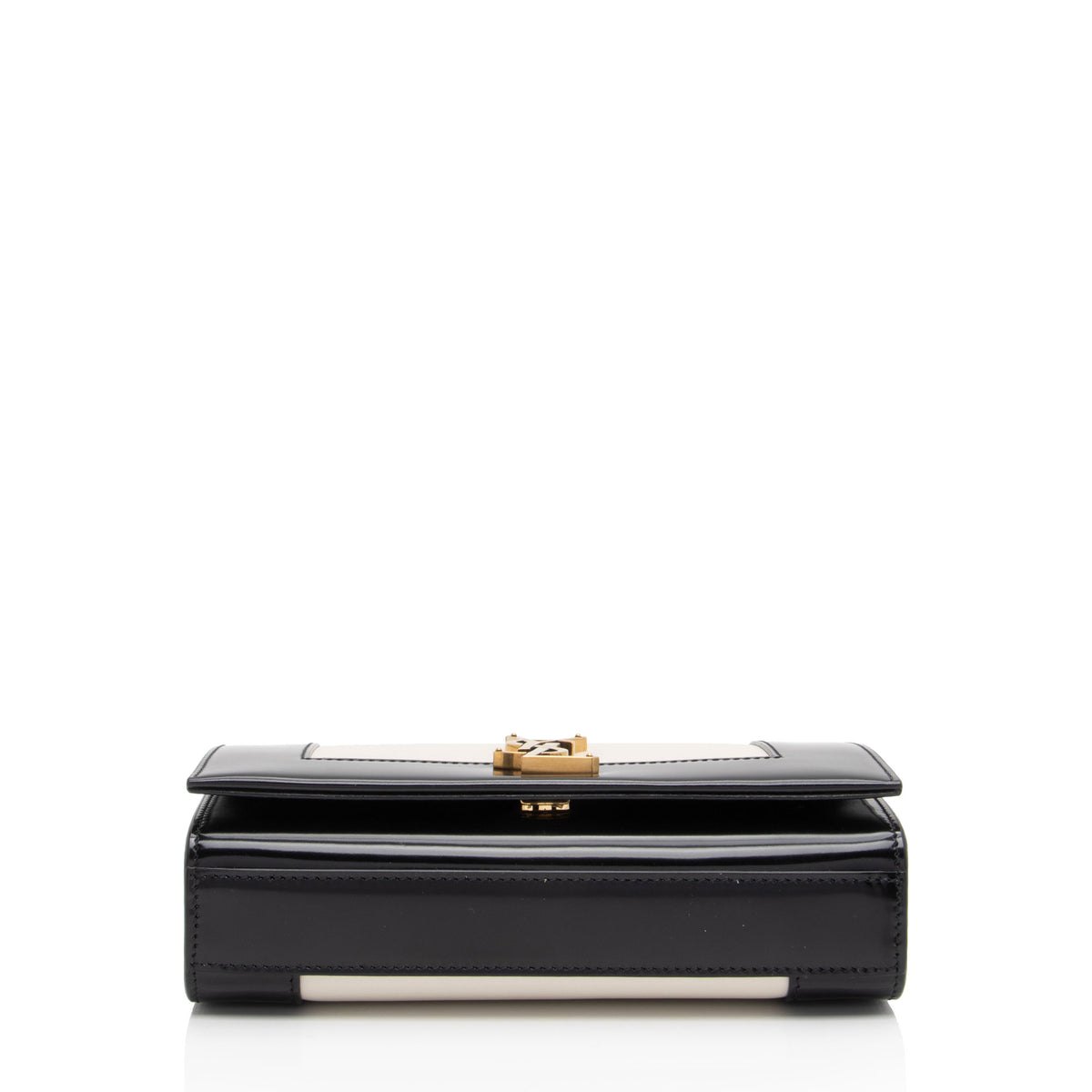 Saint Laurent Nappa Leather Bicolor Kate Small Shoulder Bag (SHF-ru59Gl)