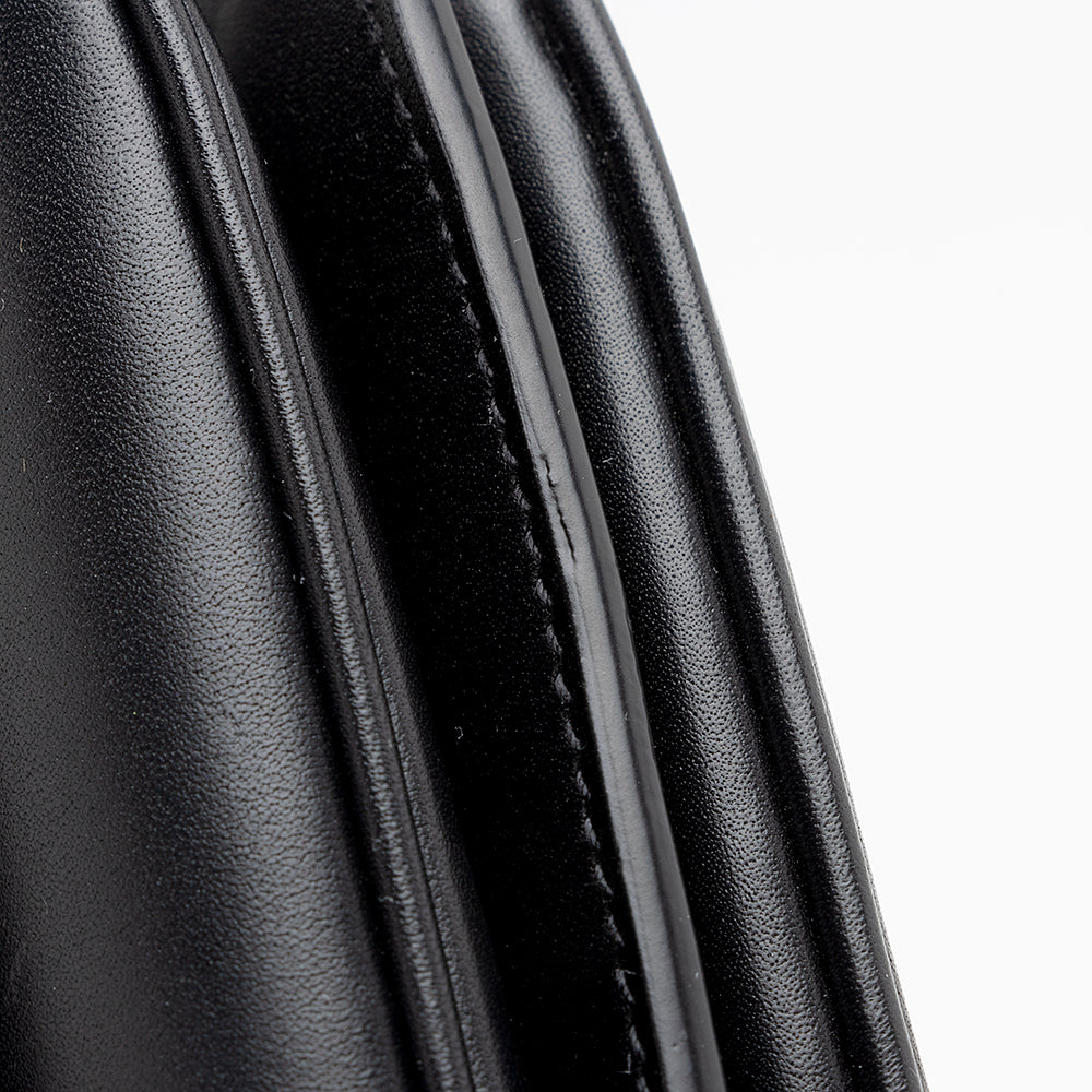 Saint Laurent Calfskin Monogram Charlie Small Crossbody Bag (SHF-22068)