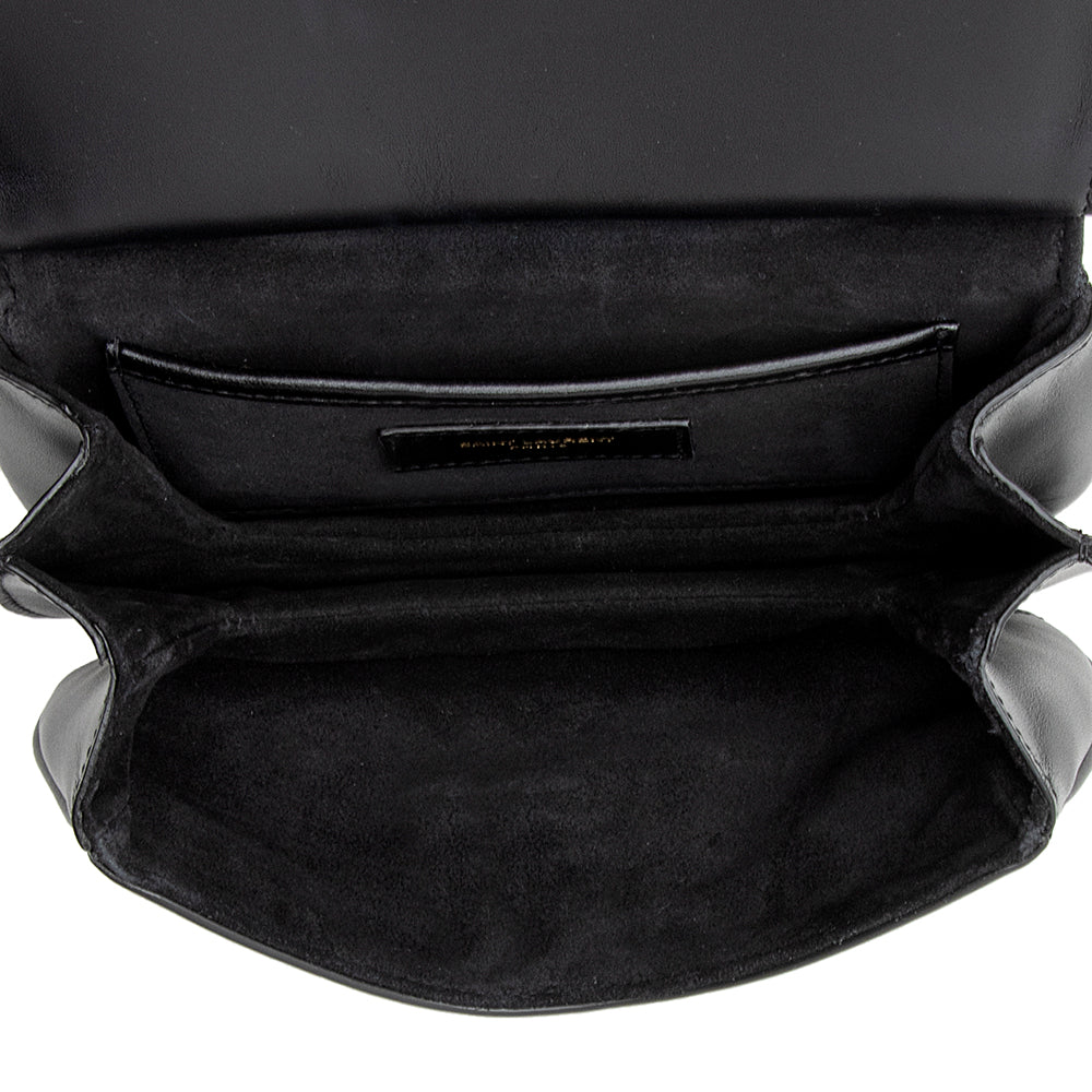 Saint Laurent Calfskin Monogram Charlie Small Crossbody Bag (SHF-22068)