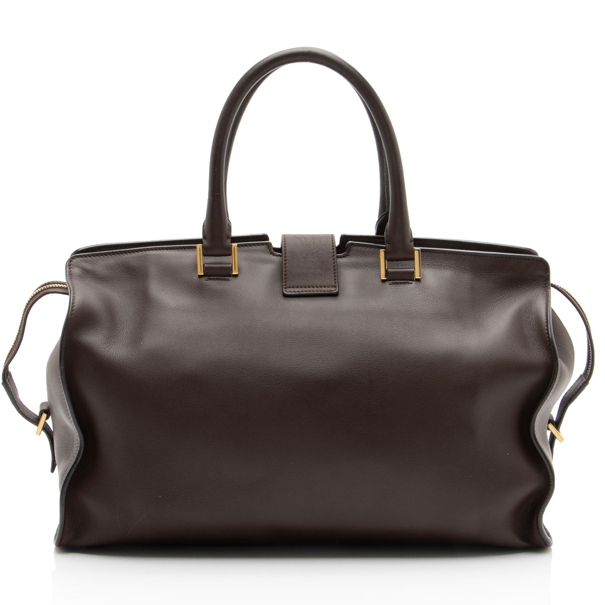 Saint Laurent Calfskin Classic Cabas Y Medium Tote