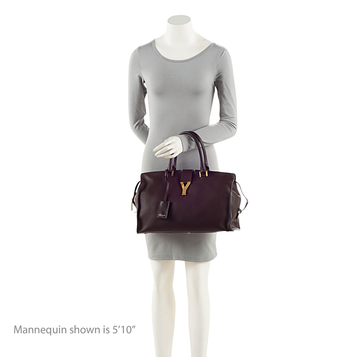 Saint Laurent Calfskin Classic Cabas Y Medium Tote