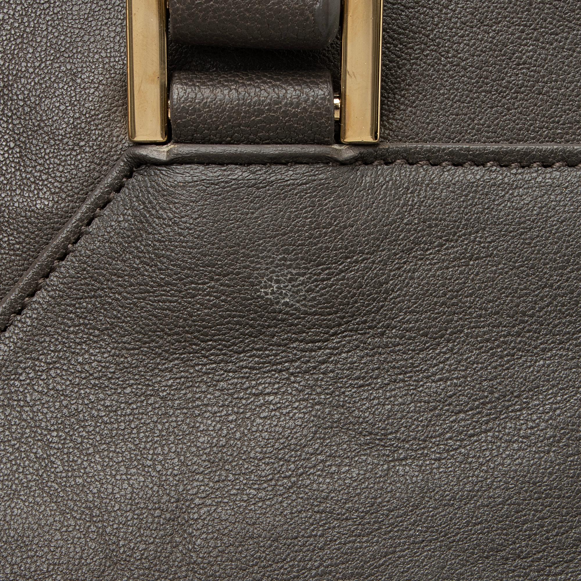 Saint Laurent Calfskin Classic Cabas Y Small Tote (SHF-23162)