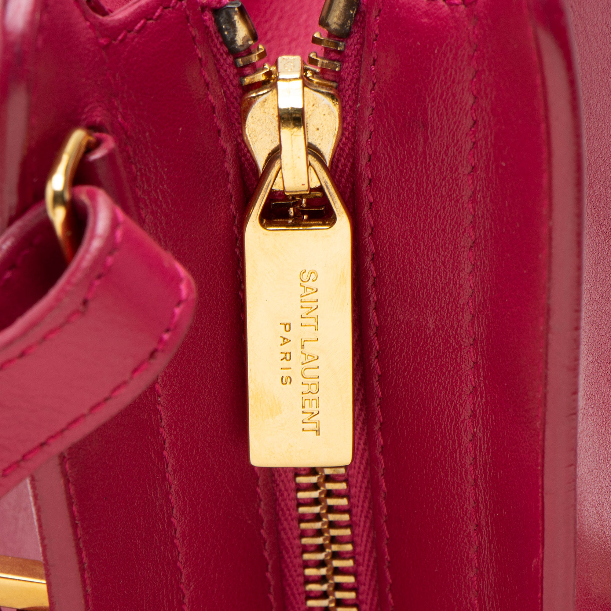 Saint Laurent Calfskin Classic Cabas Y Small Tote