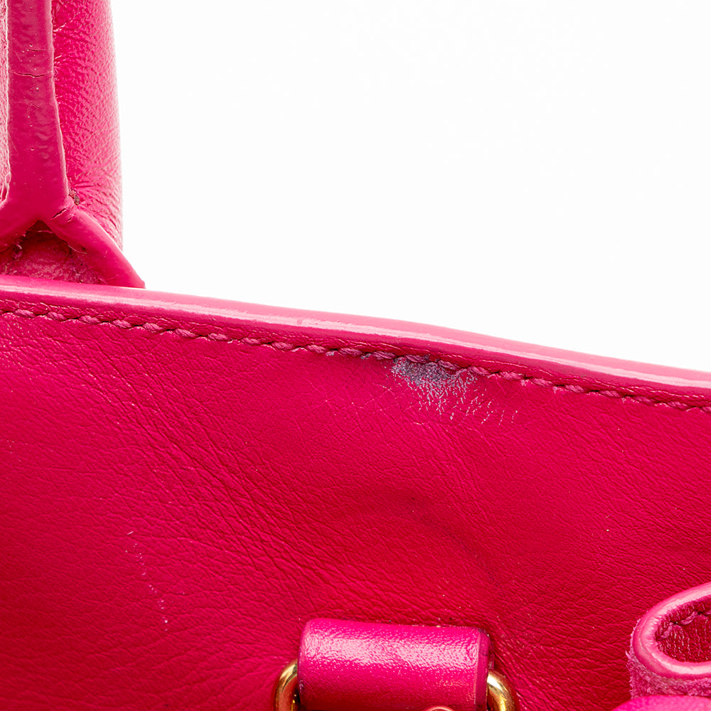 Saint Laurent Calfskin Classic Sac de Jour Nano Tote