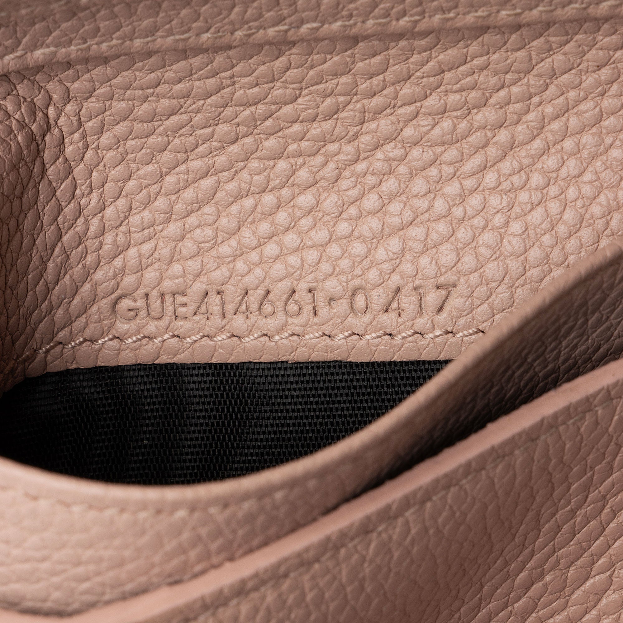 Saint Laurent Calfskin Compact Zip Around Wallet