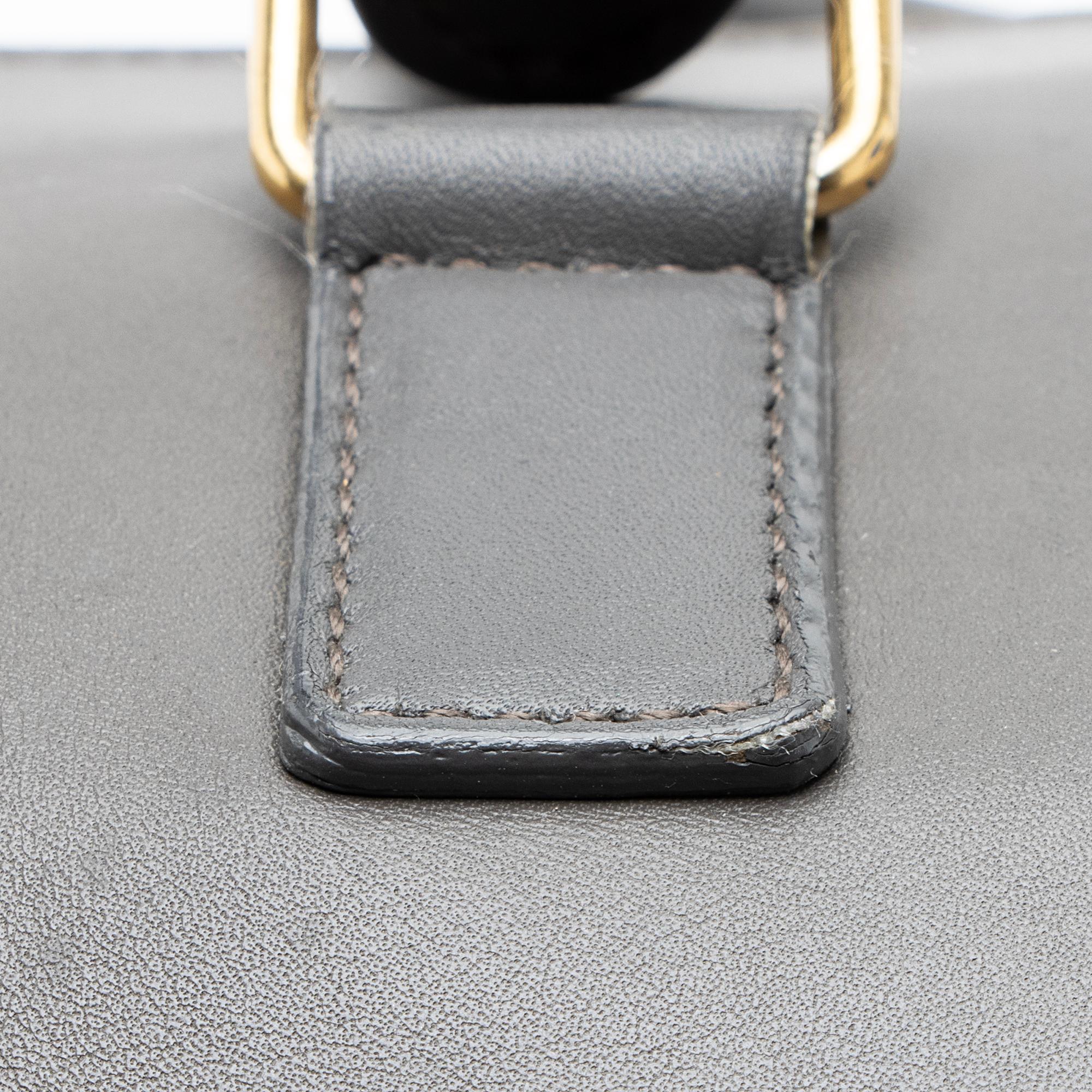 Saint Laurent Calfskin Duffle 6 Satchel (SHF-23052)