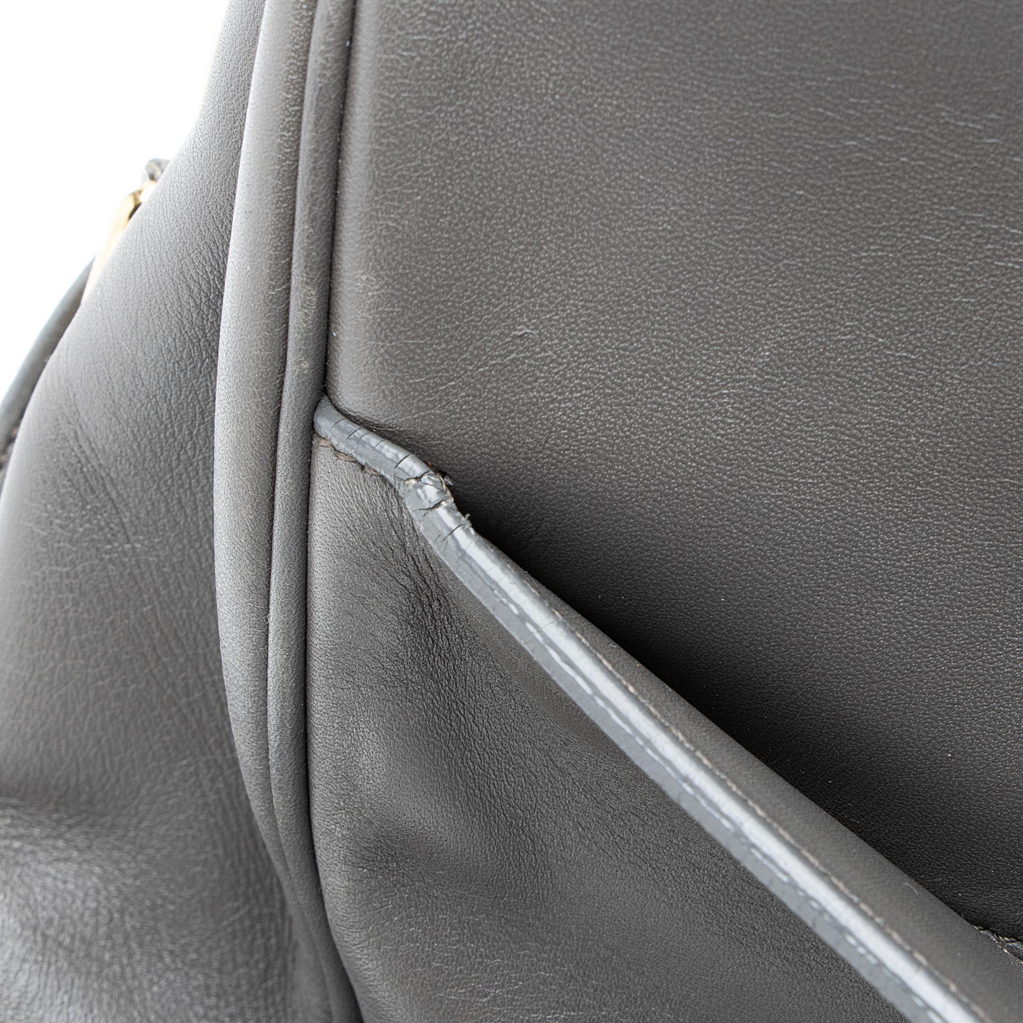 Saint Laurent Calfskin Duffle 6 Satchel (SHF-23052)