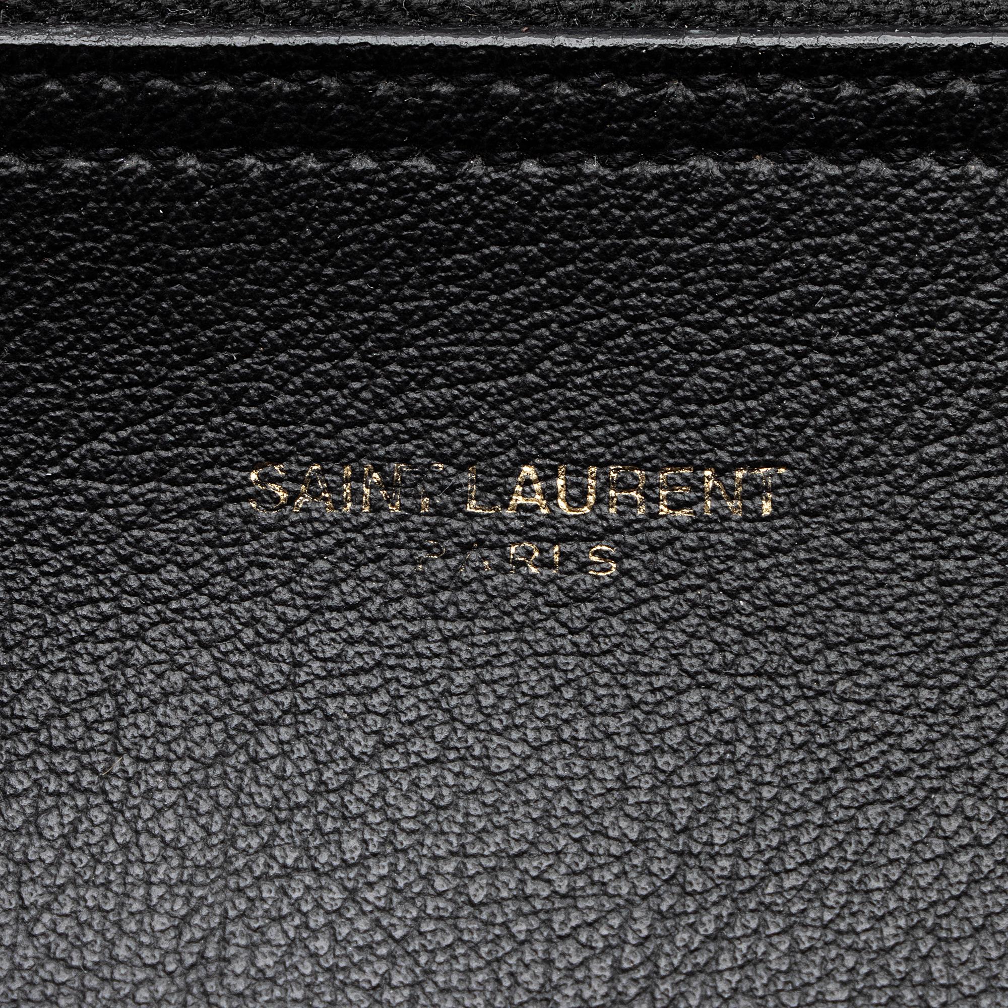 Saint Laurent Calfskin Large Shopping Tote (SHF-22494)