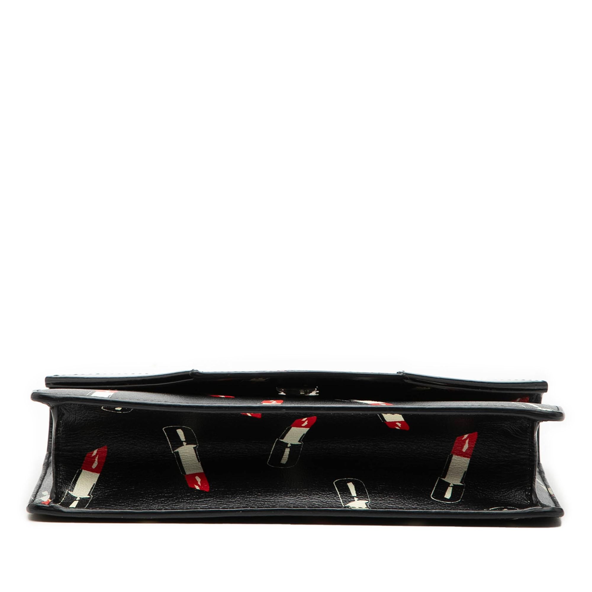 Saint Laurent Calfskin Lipstick Print Betty Crossbody