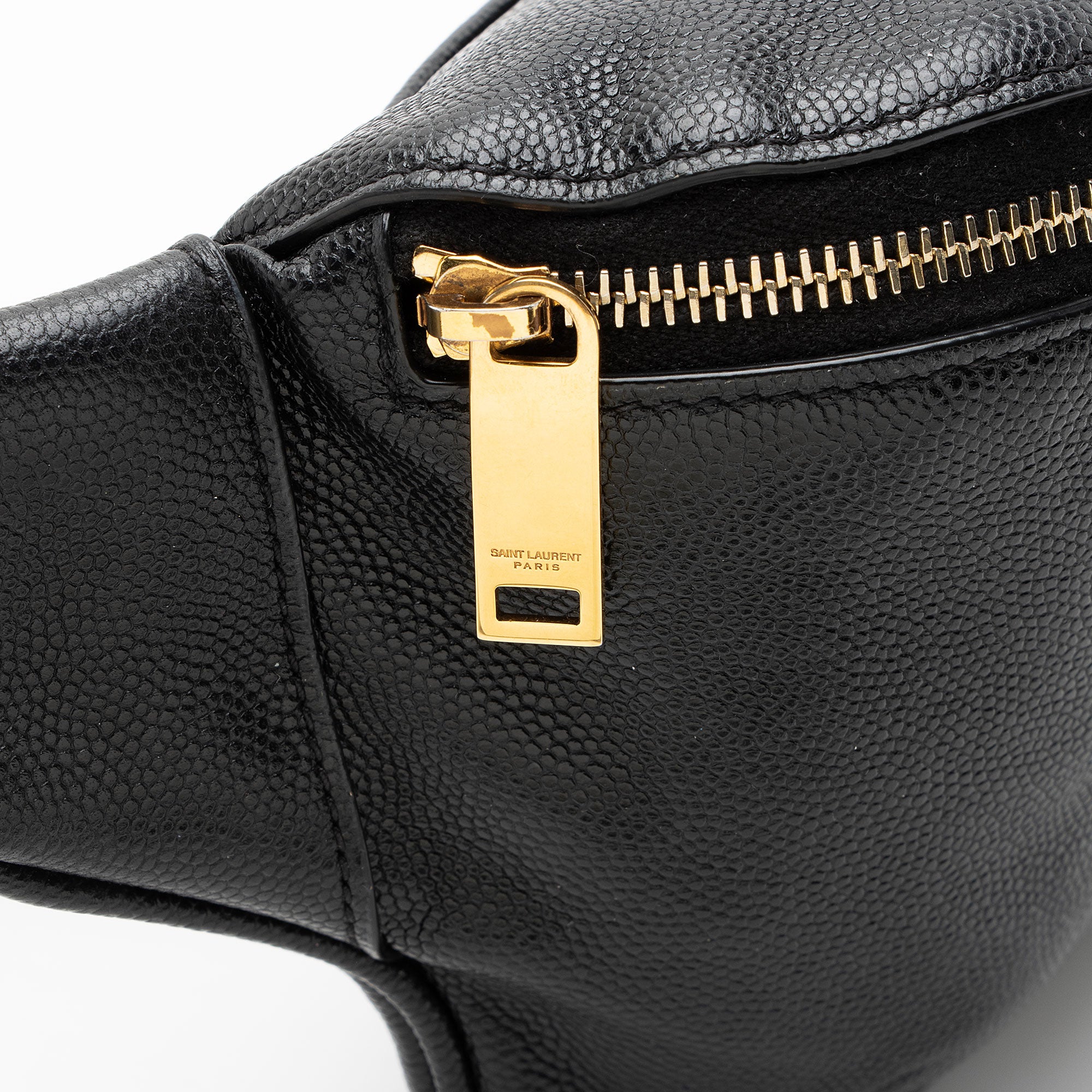 Saint Laurent Calfskin Monogram Cassandre Classic Belt Bag