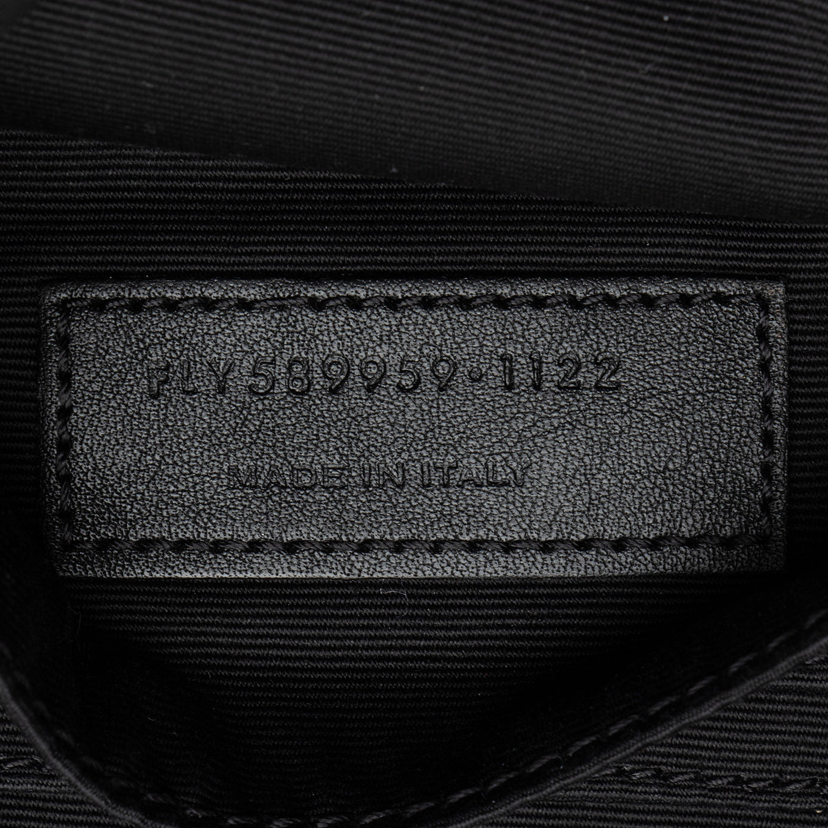 Saint Laurent Calfskin Monogram Cassandre Classic Belt Bag