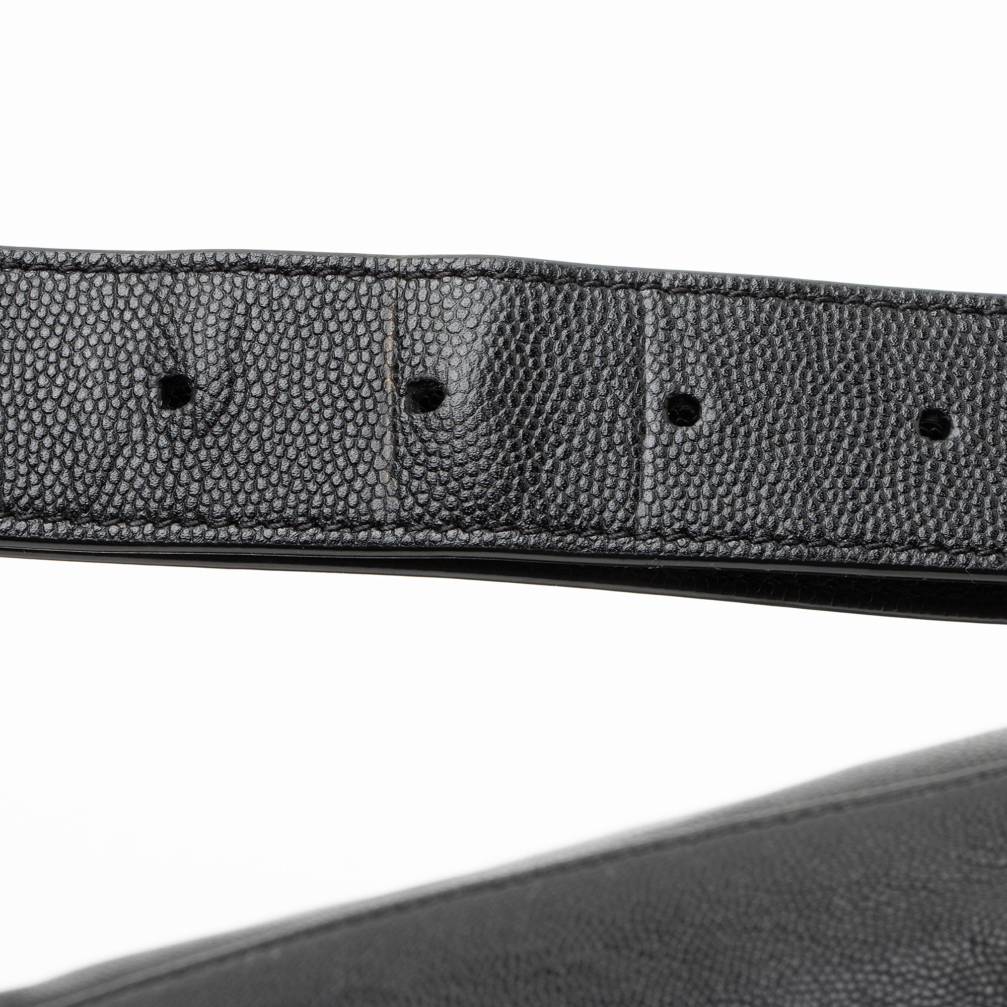 Saint Laurent Calfskin Monogram Cassandre Classic Belt Bag