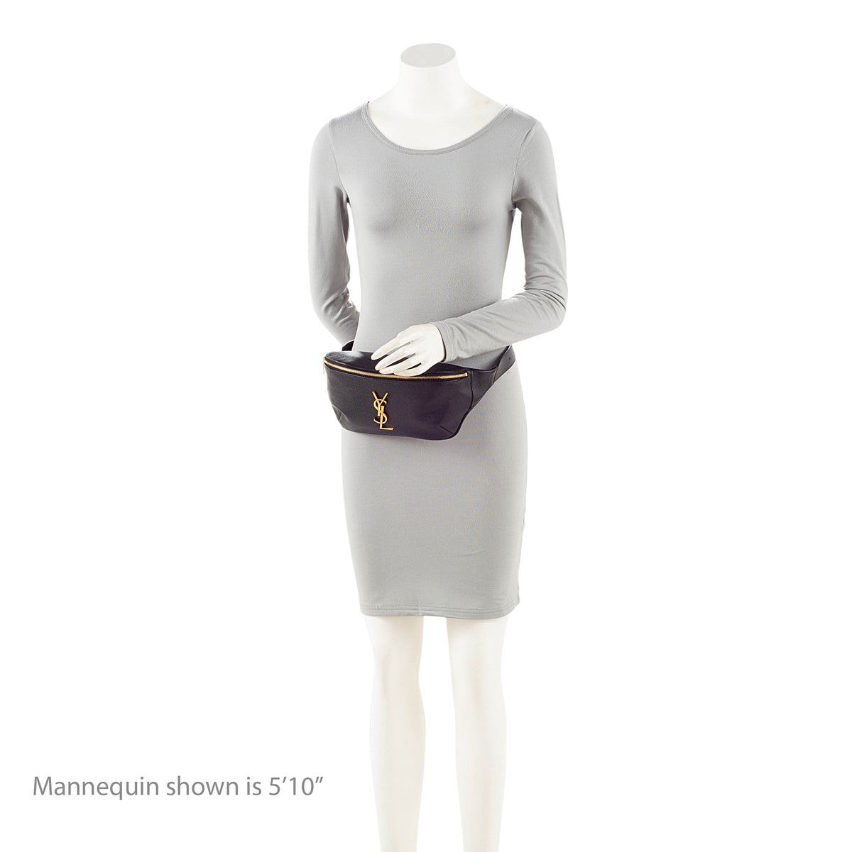 Saint Laurent Calfskin Monogram Cassandre Classic Belt Bag