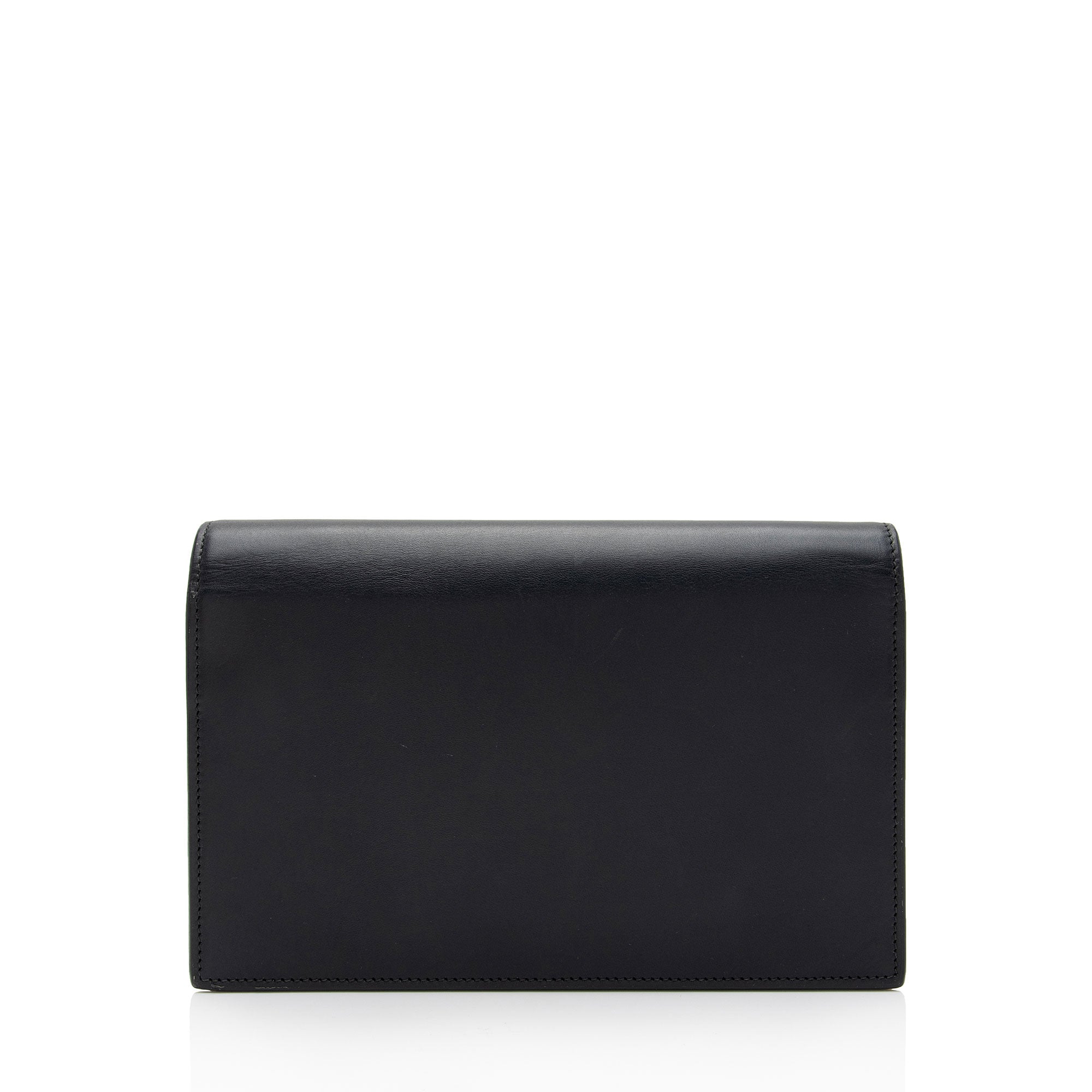 Saint Laurent Calfskin Monogram Kate Tassel Chain Wallet (SHF-GJz8iT)