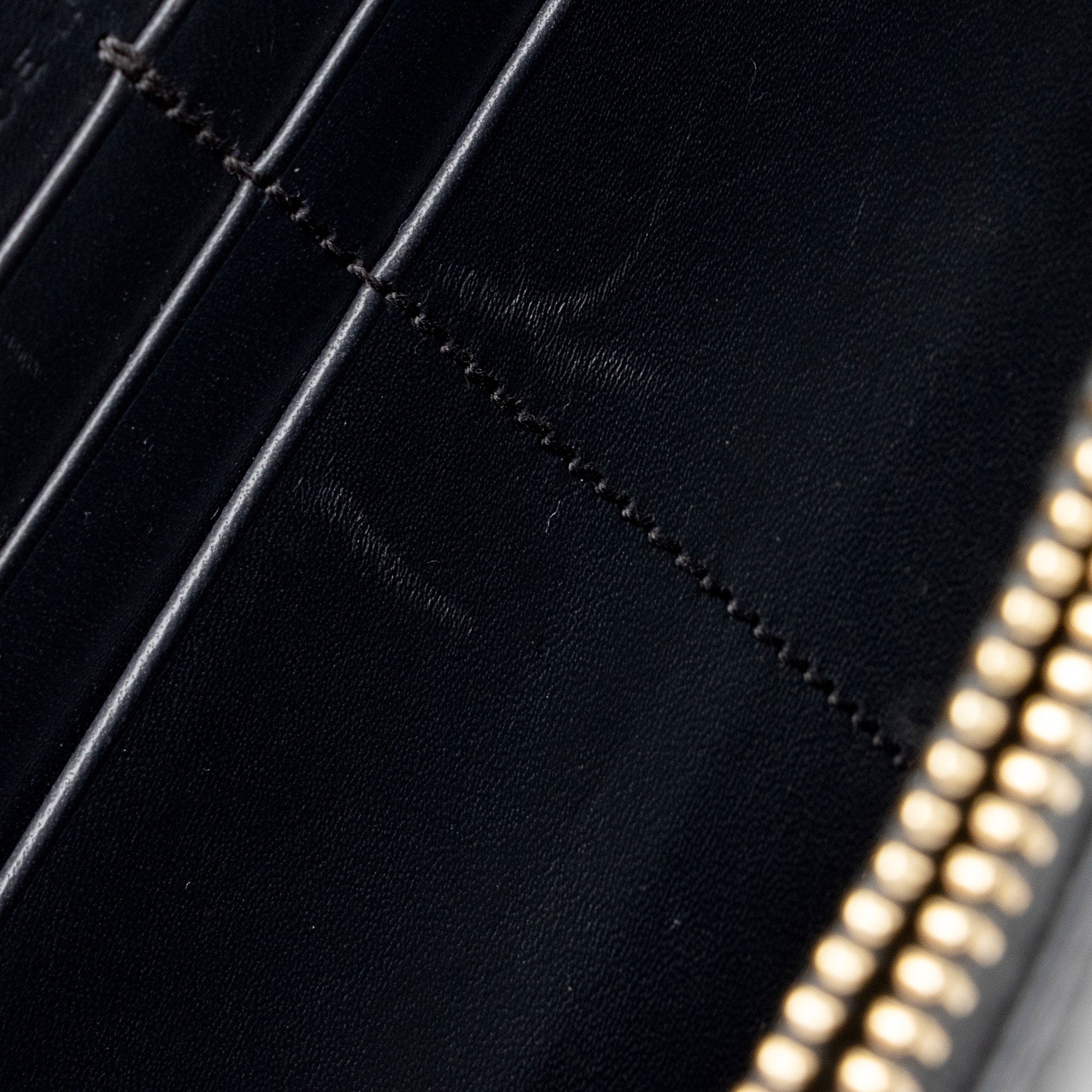 Saint Laurent Calfskin Monogram Kate Tassel Chain Wallet (SHF-GJz8iT)