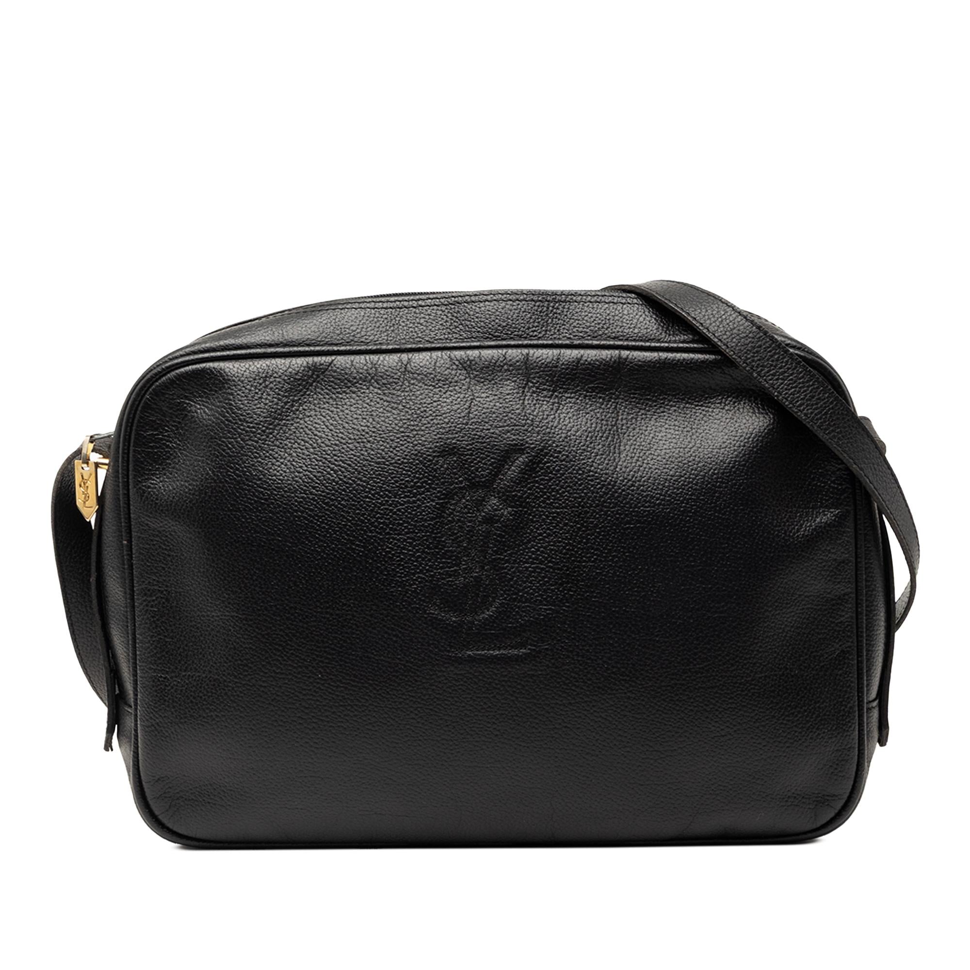 Saint Laurent Calfskin Monogram Lou Camera Bag