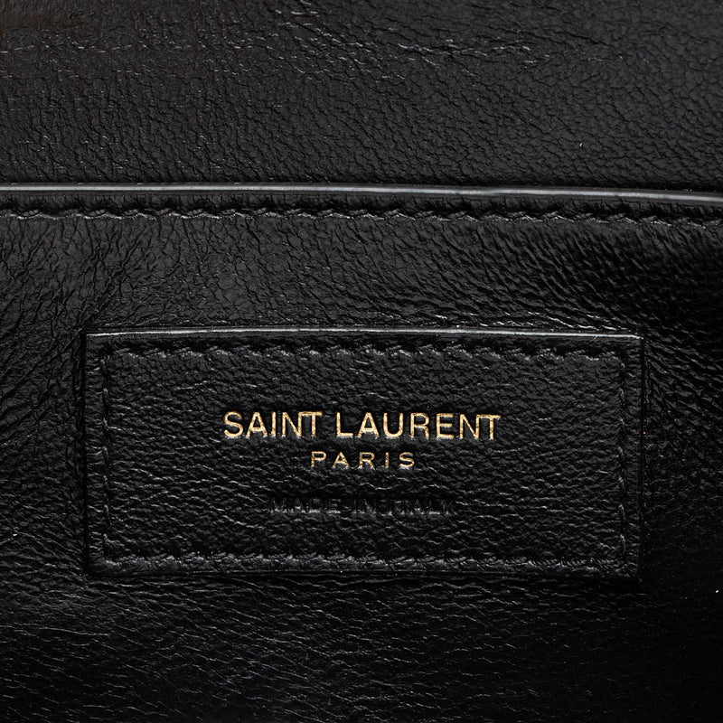 Saint Laurent Calfskin Monogram Solferino Medium Shoulder Bag (SHF-23782)