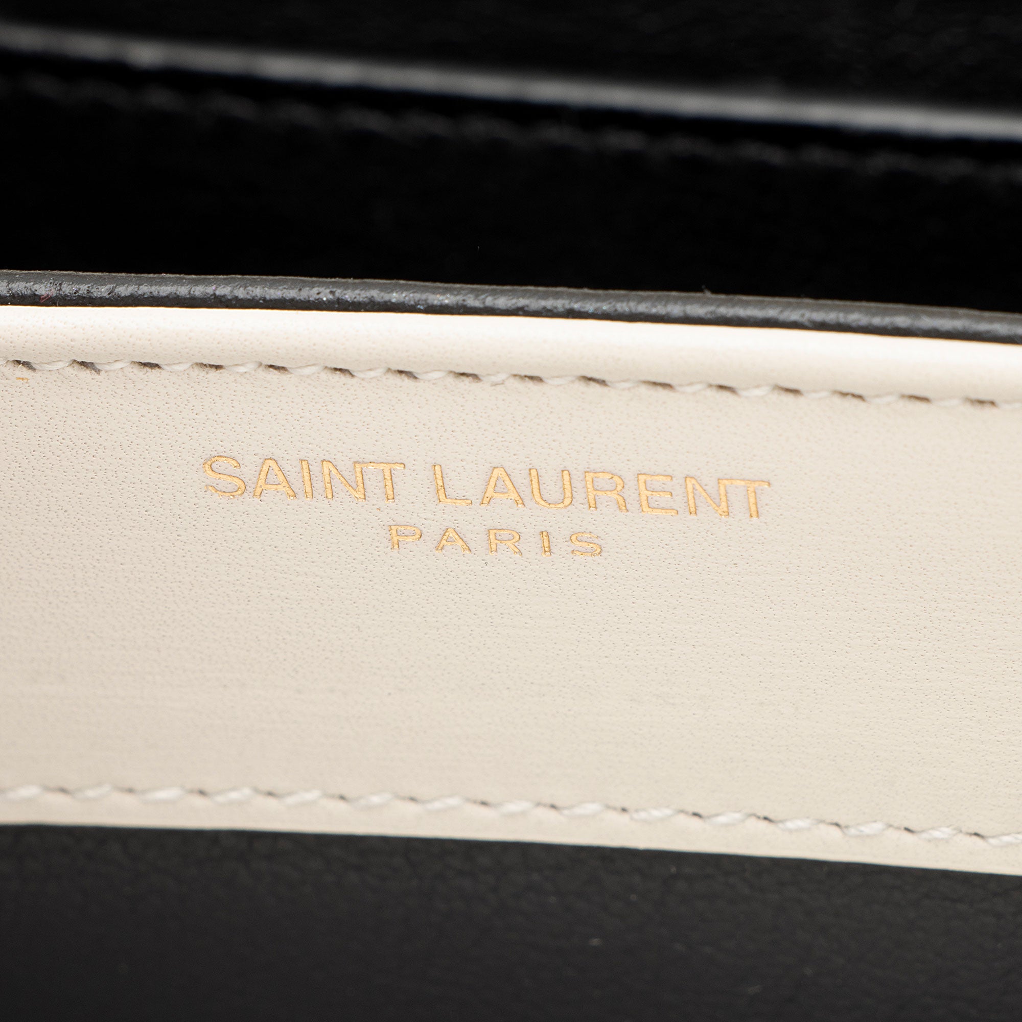 Saint Laurent Calfskin Monogram Solferino Medium Shoulder Bag