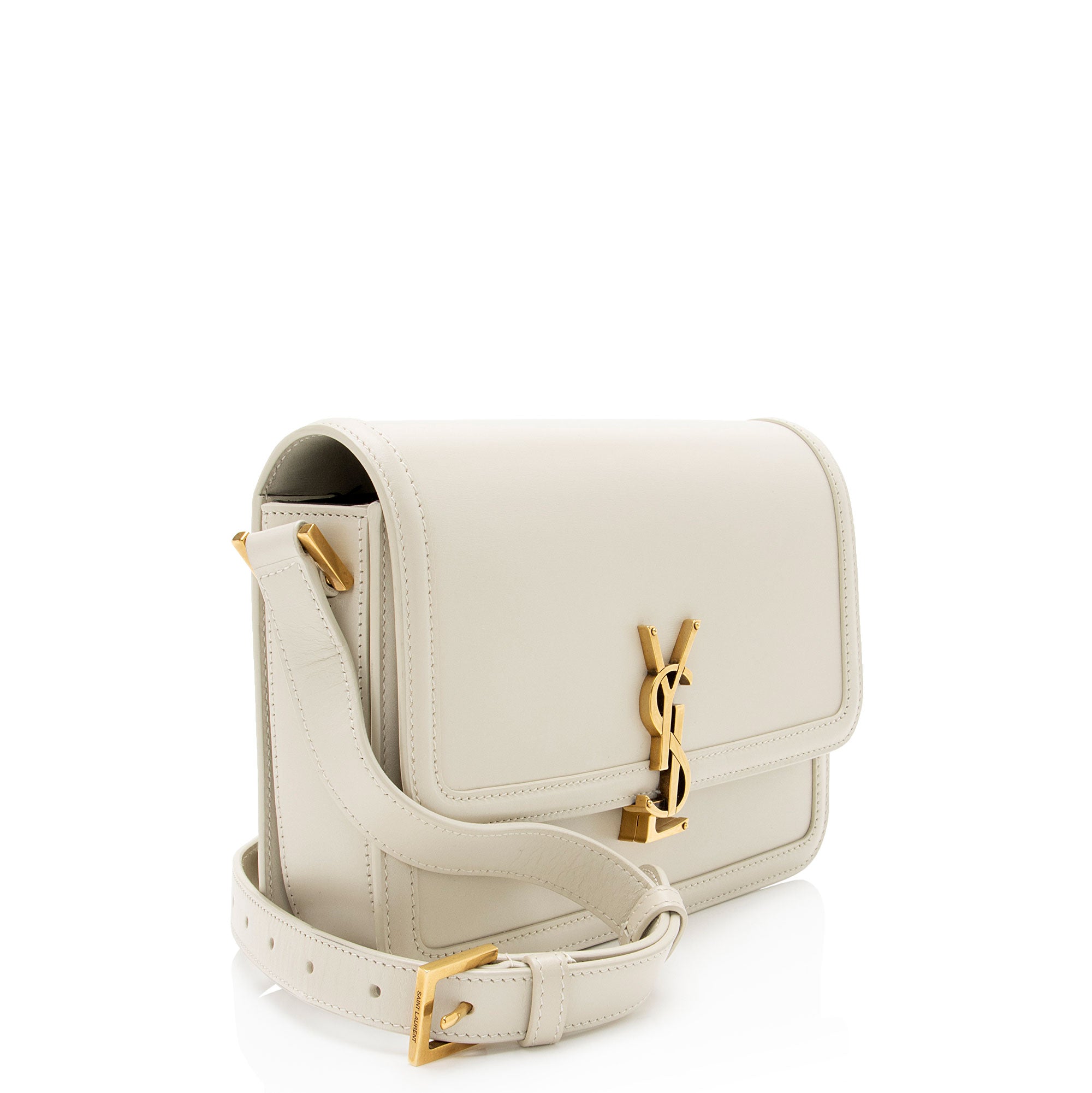 Saint Laurent Calfskin Monogram Solferino Medium Shoulder Bag