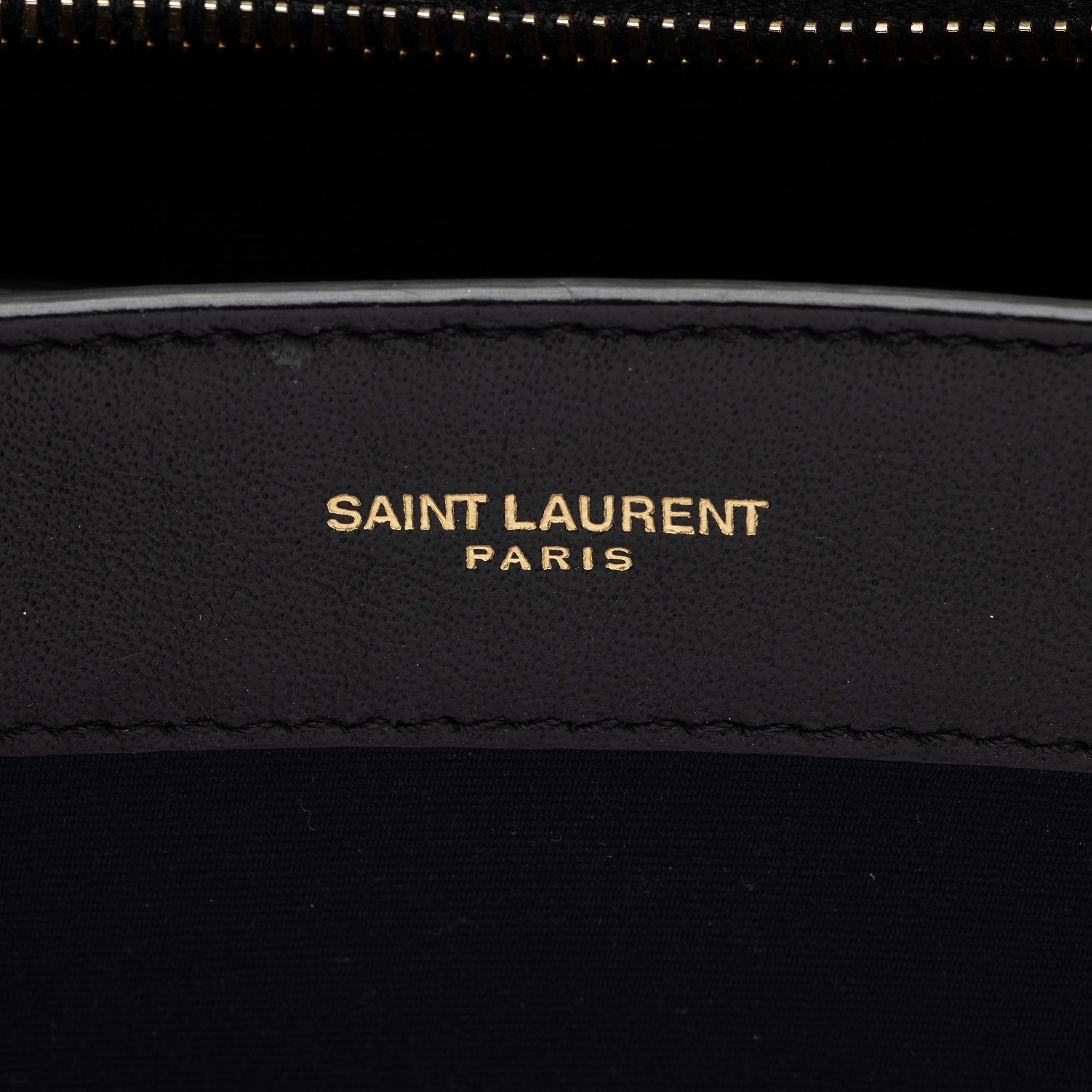 Saint Laurent Calfskin Monogram Uptown Medium Tote (SHF-H6s3rP)