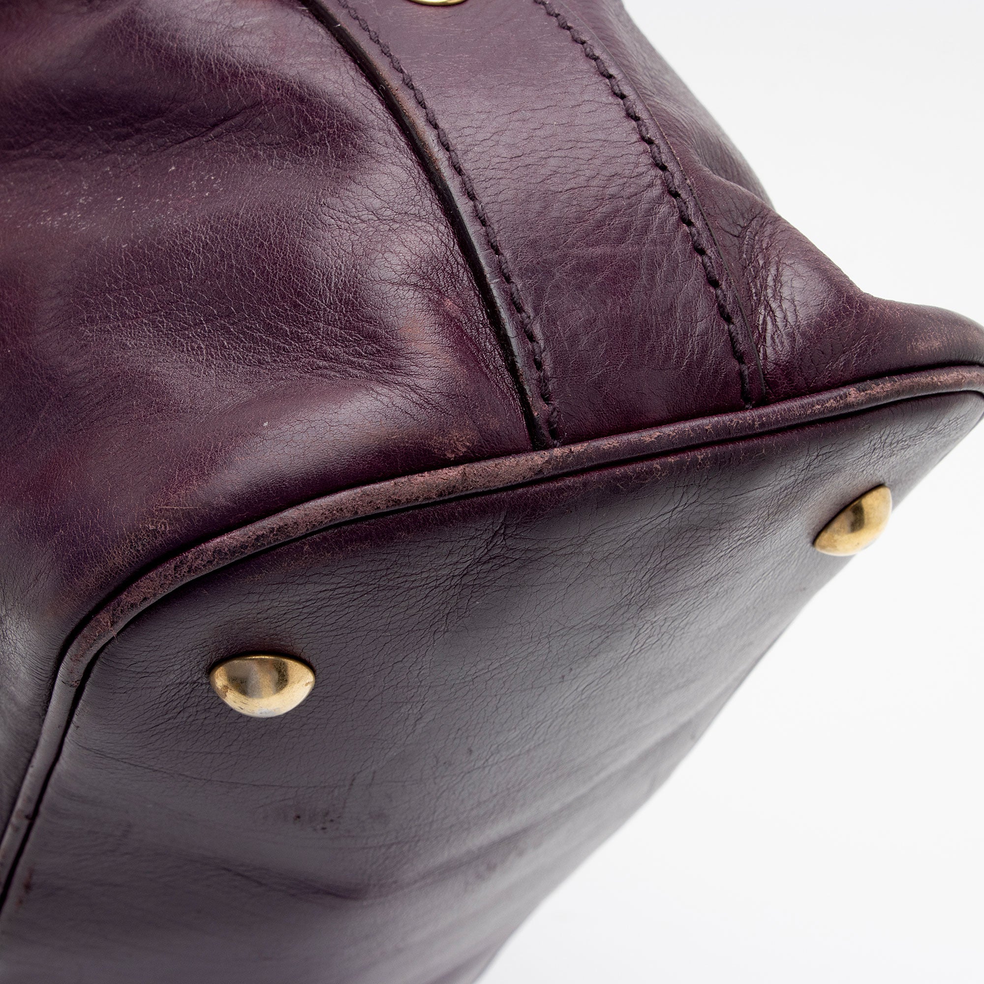 Saint Laurent Calfskin Muse Large Satchel (SHF-uHLQ3D)