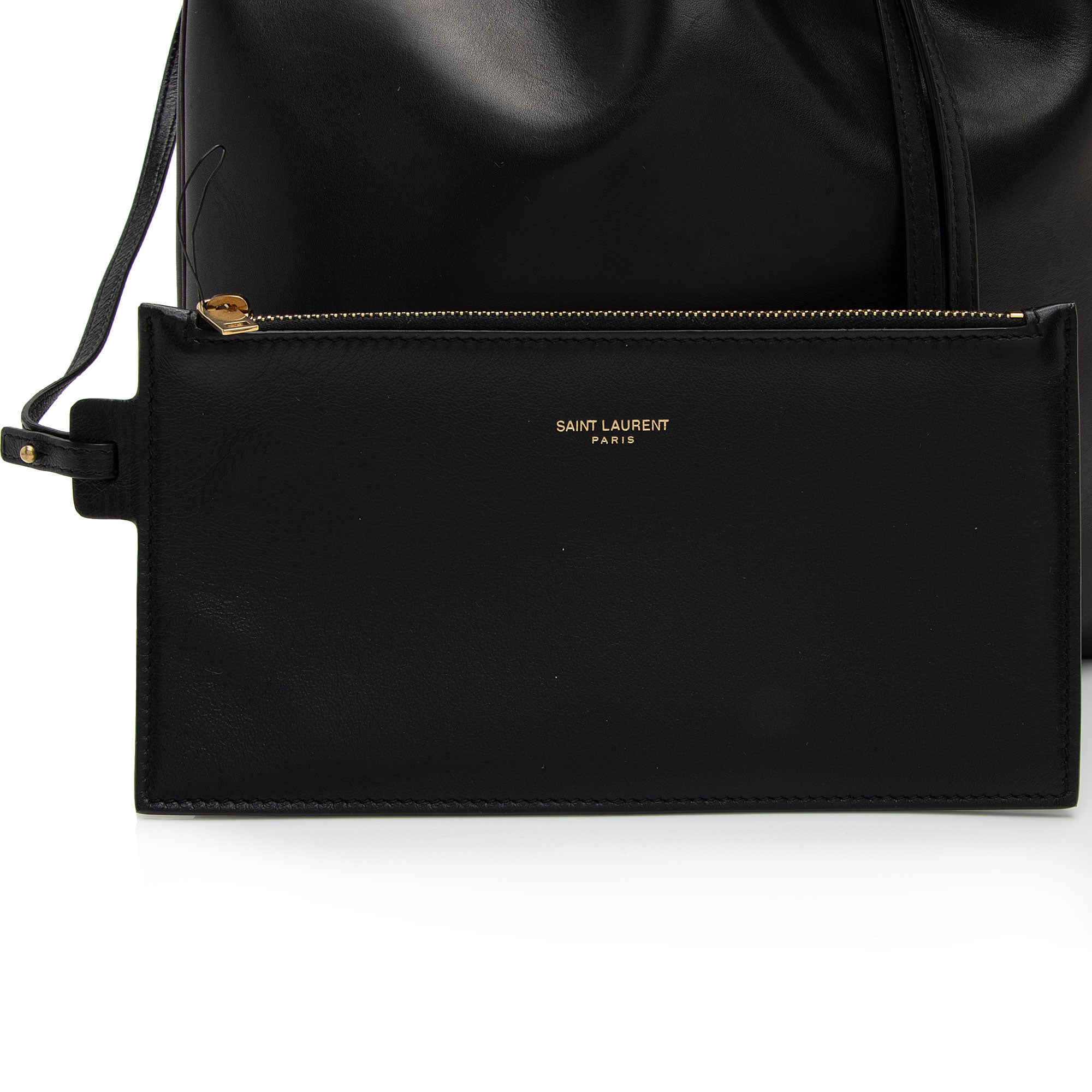 Saint Laurent Calfskin Paris VII Medium Hobo (SHF-meO3qA)