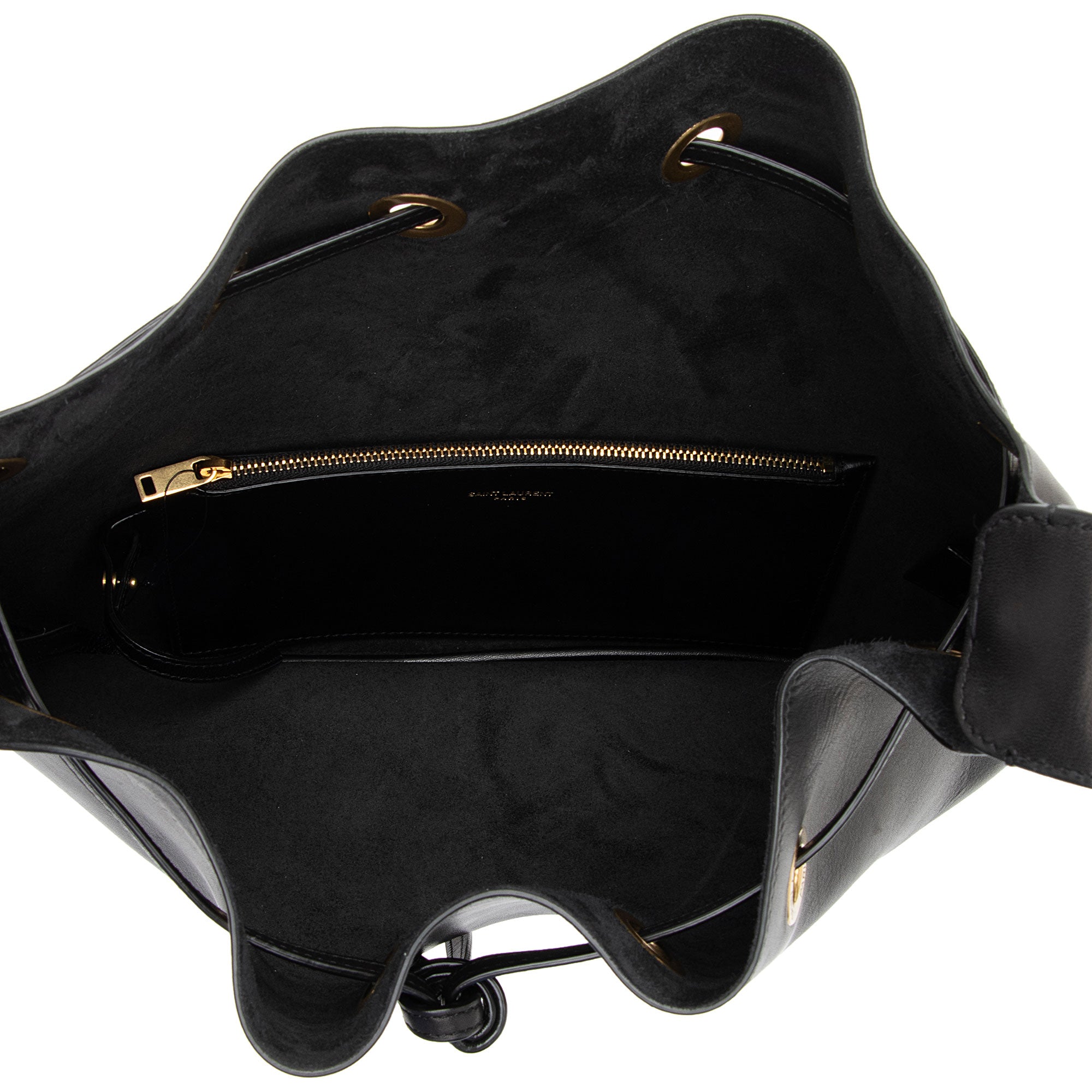 Saint Laurent Calfskin Paris VII Medium Hobo (SHF-meO3qA)