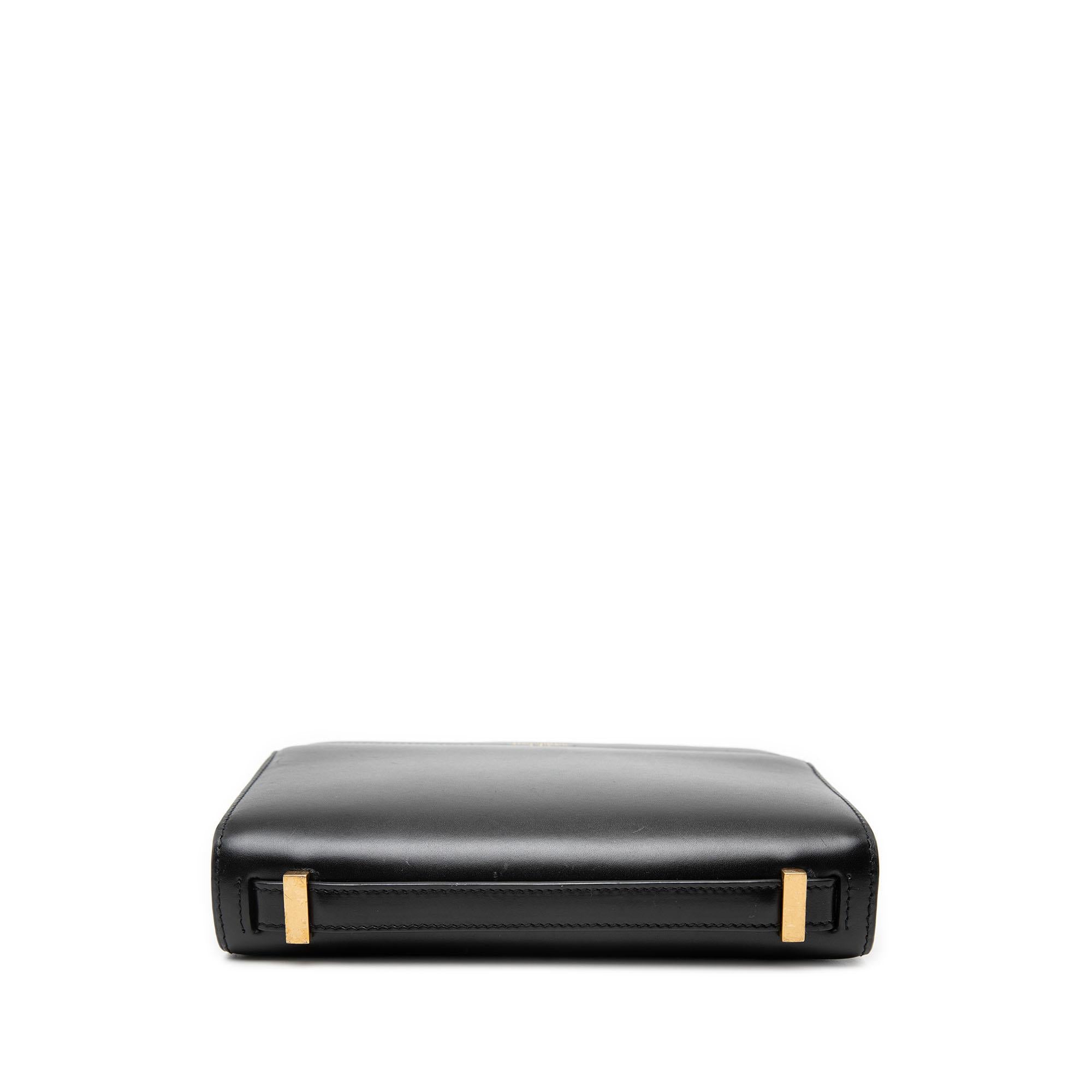 Saint Laurent Calfskin Reverse Satchel