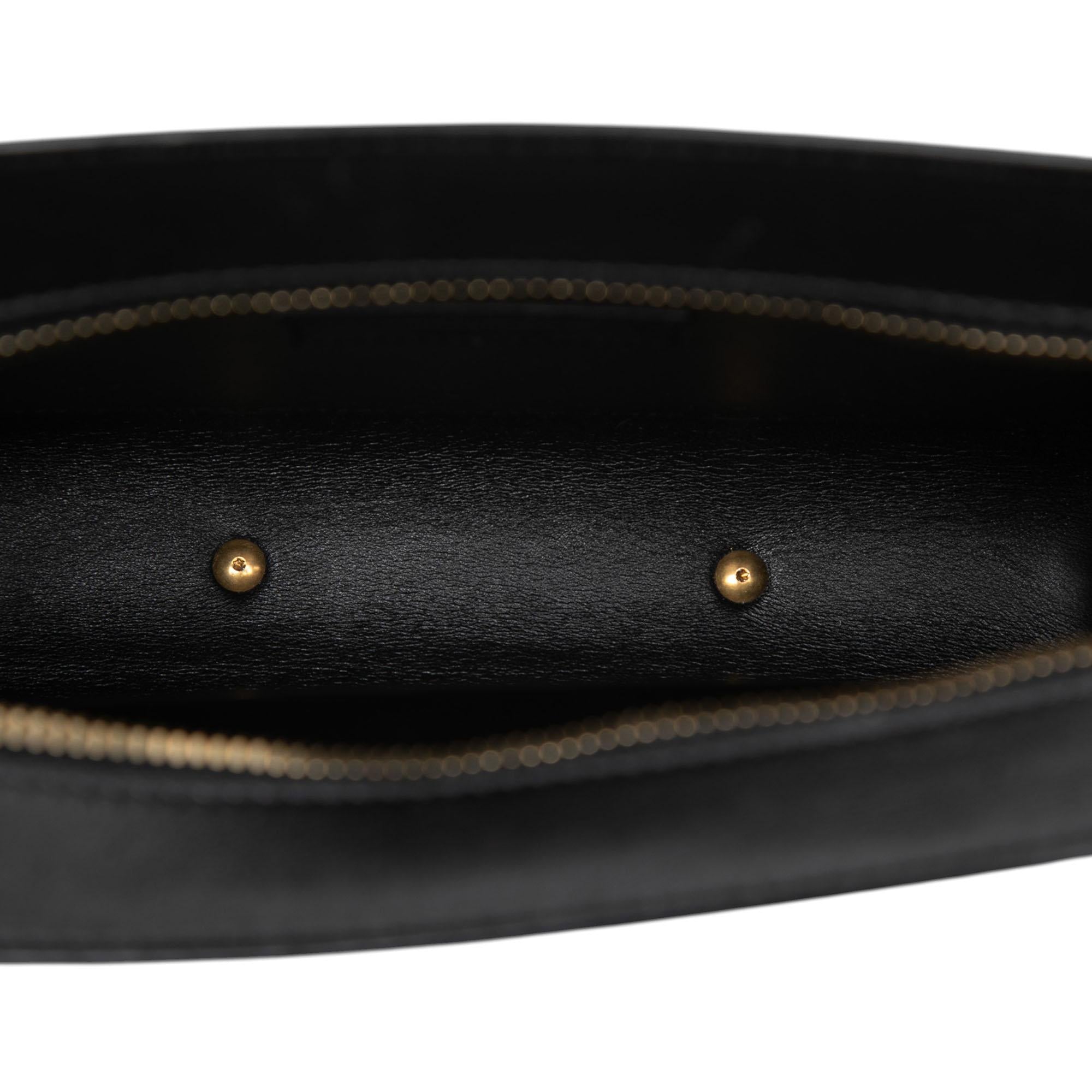 Saint Laurent Calfskin Reverse Satchel