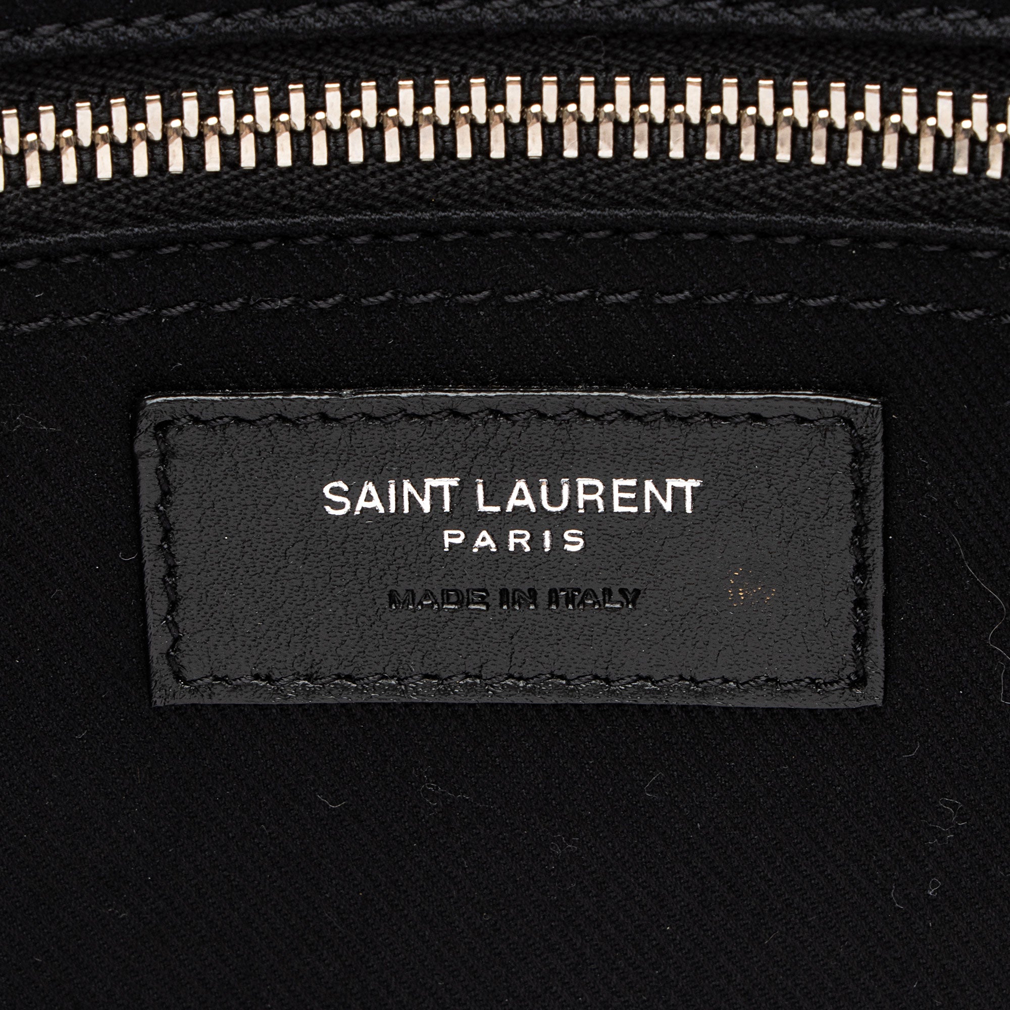 Saint Laurent Calfskin Rive Gauche Large Tote