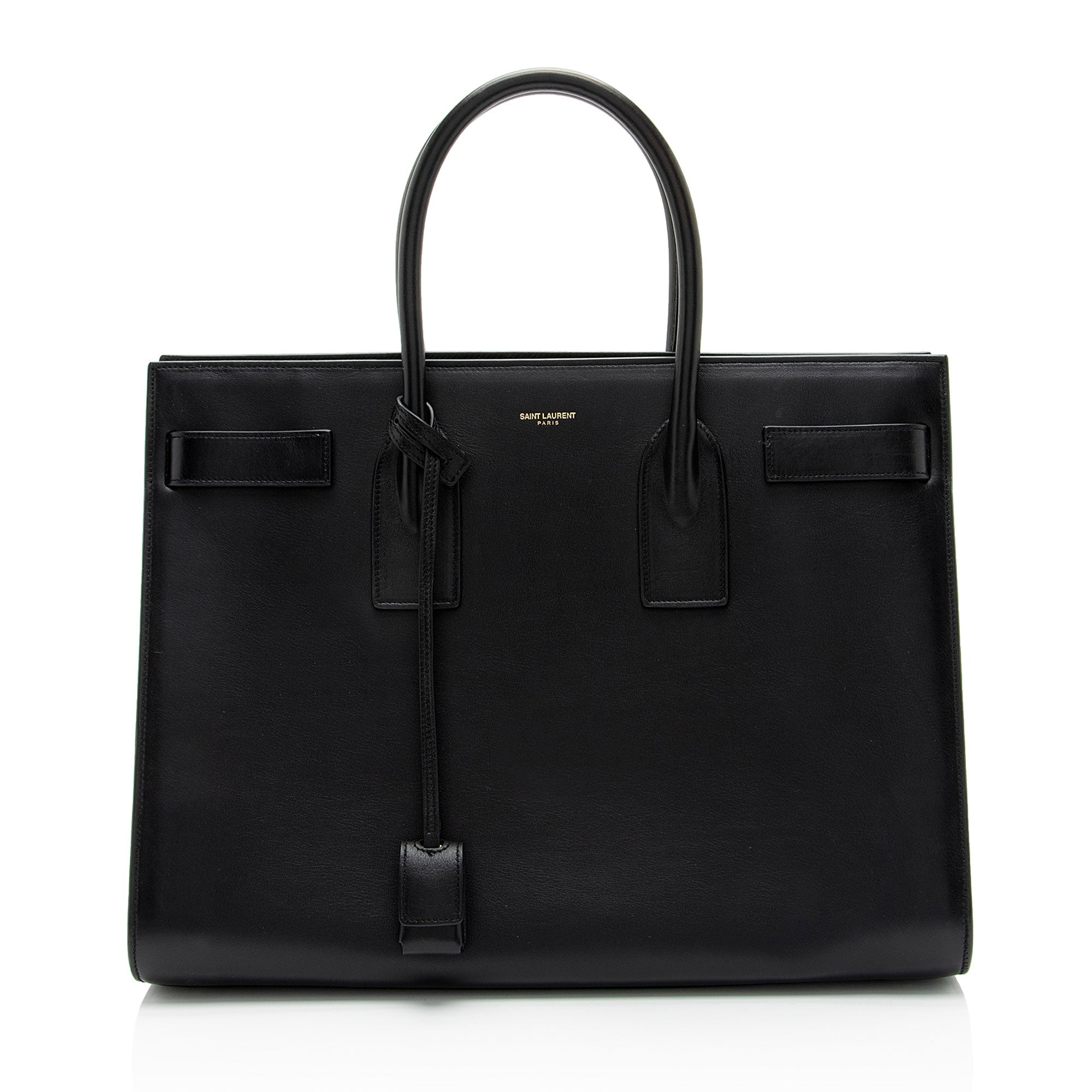 Saint Laurent Calfskin Sac De Jour Large Tote (SHF-YLAJ7Y)