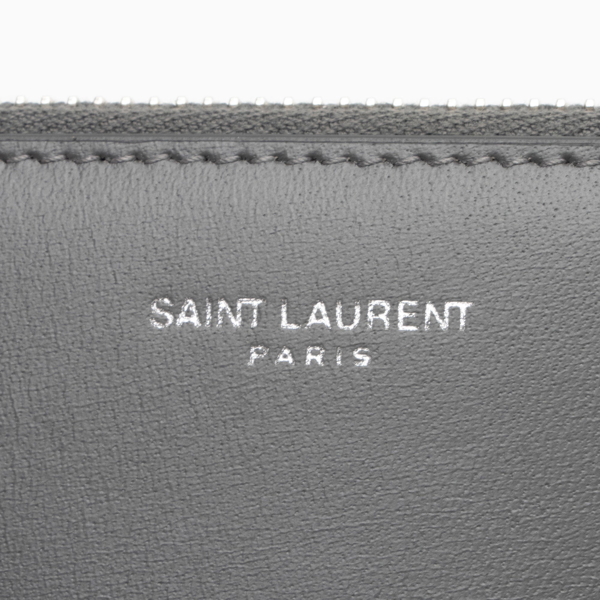 Saint Laurent Calfskin Small Zip Pouch (SHF-RISe7Z)